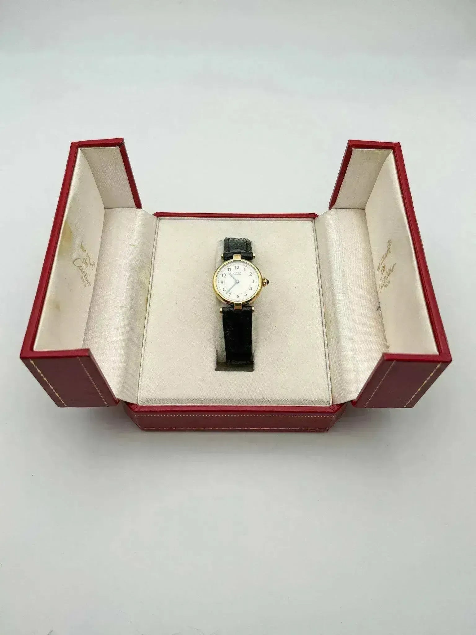 Cartier - Vendôme Must Vermeil Arabes - boîte - 1980s - Atelier Victor