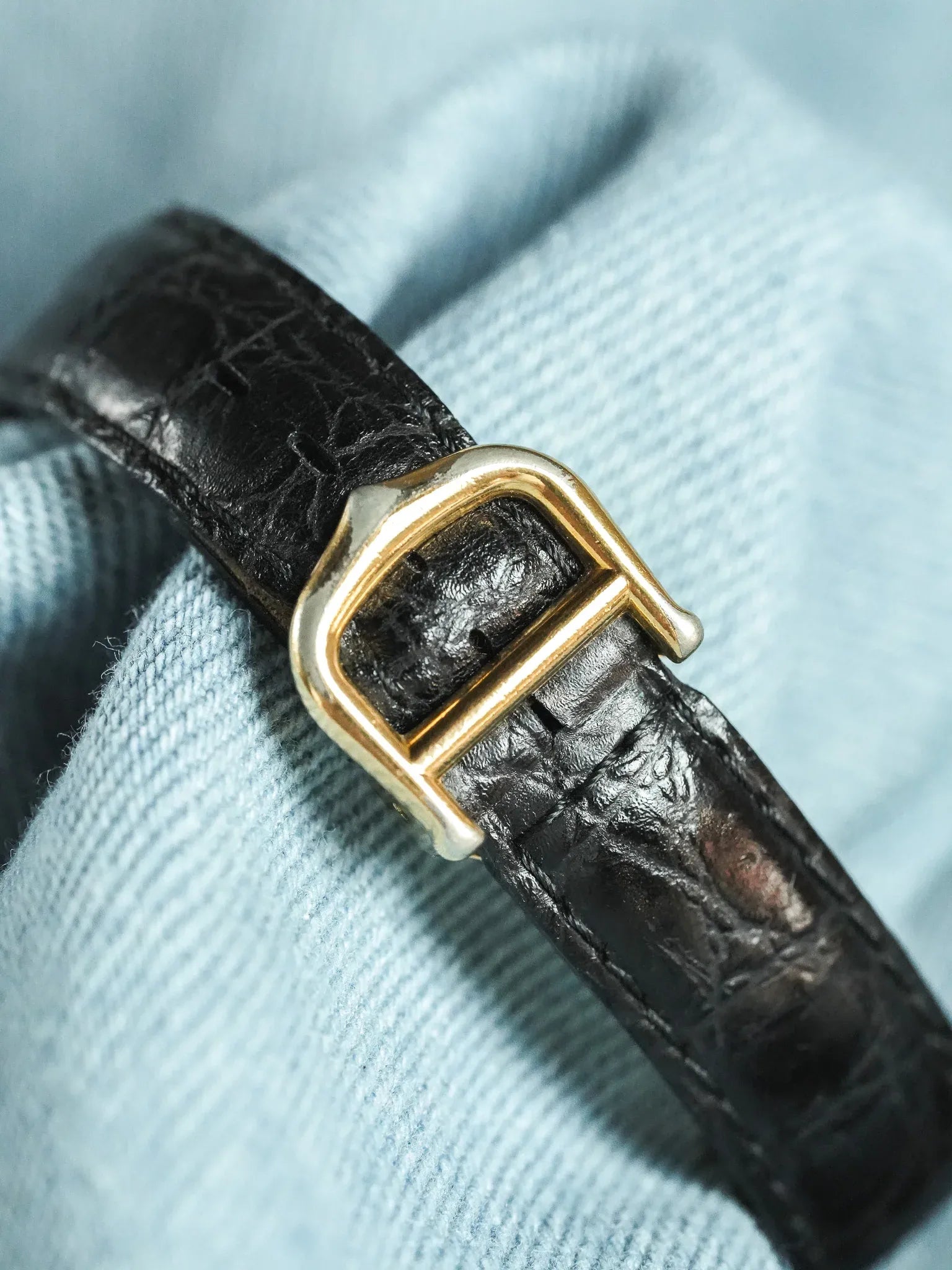 Cartier - Vendôme Must Vermeil Arabes Boucle déployante - 1990s - Atelier Victor - Vintage Shop