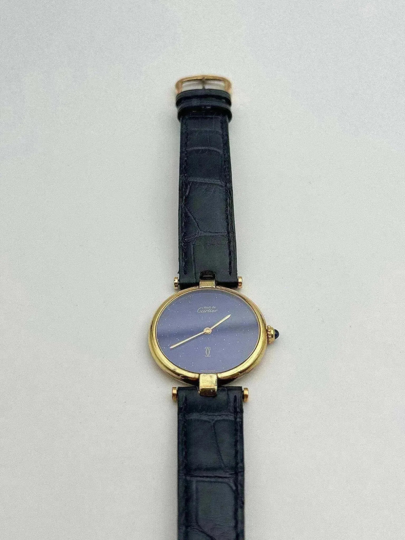 Cartier - Vendome Must Vermeil Lapis lazuli - 1990s - Atelier Victor
