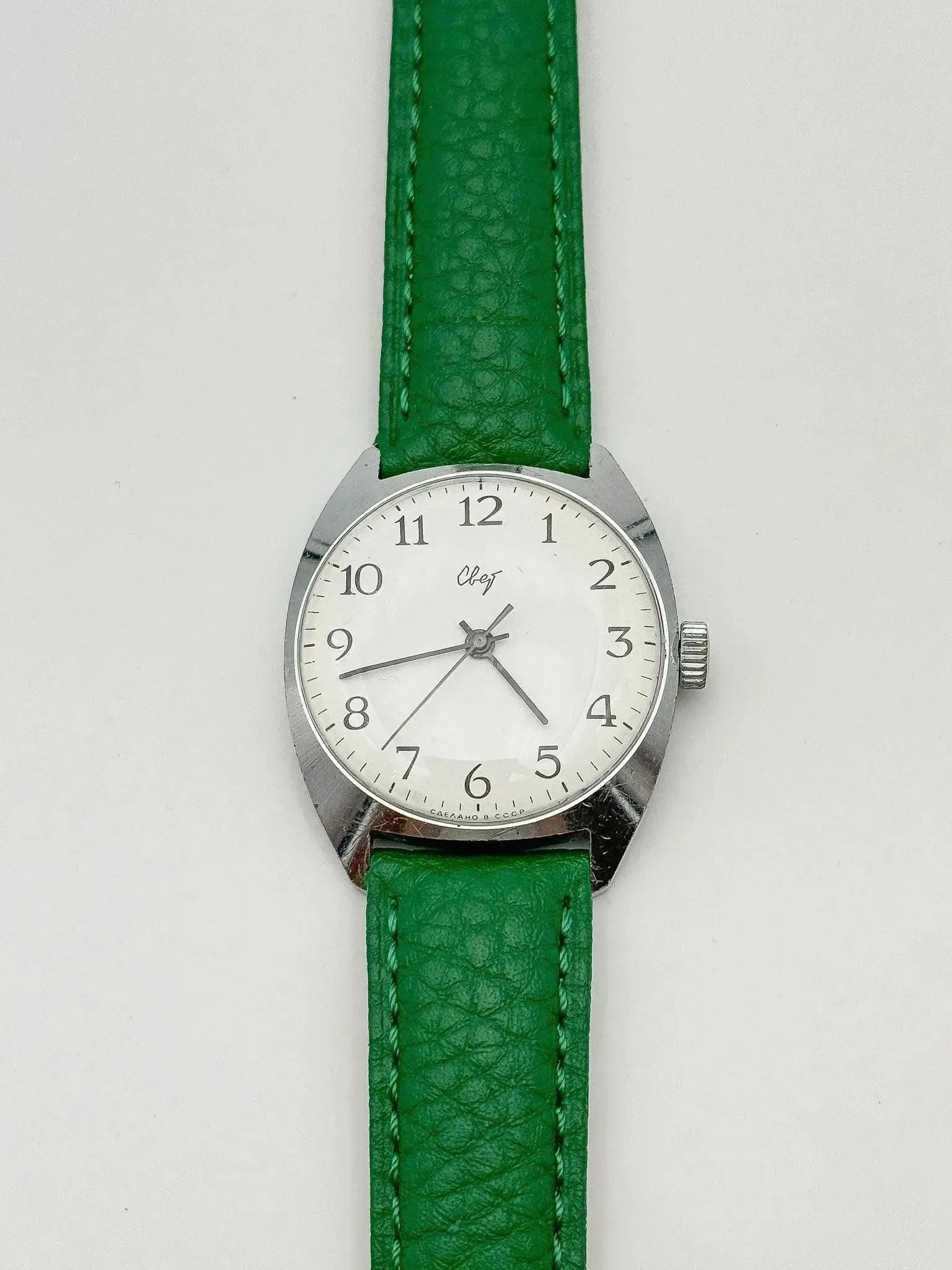 CBET - Tonneau Blanc Acier Chiffres Arabes - 1970s - Atelier Victor