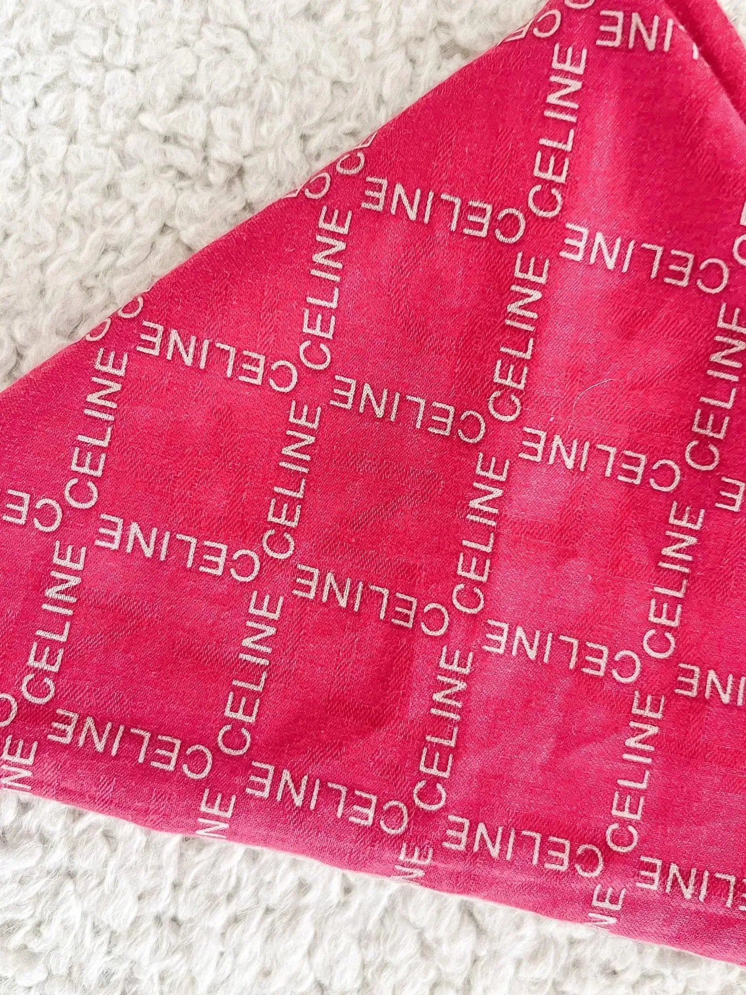 Celine - Bandana Twill de Soie Rouge - Atelier Victor