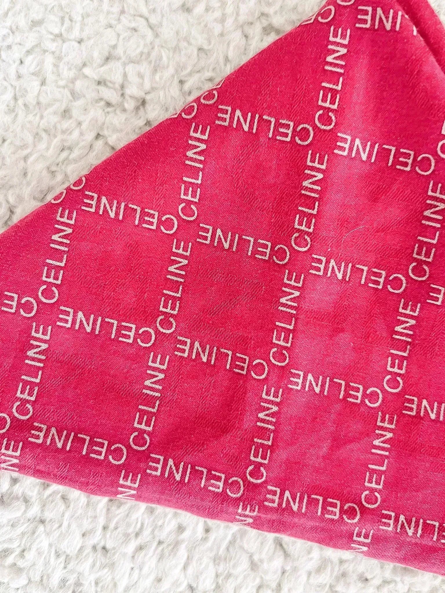 Celine - Bandana Twill de Soie Rouge - Atelier Victor