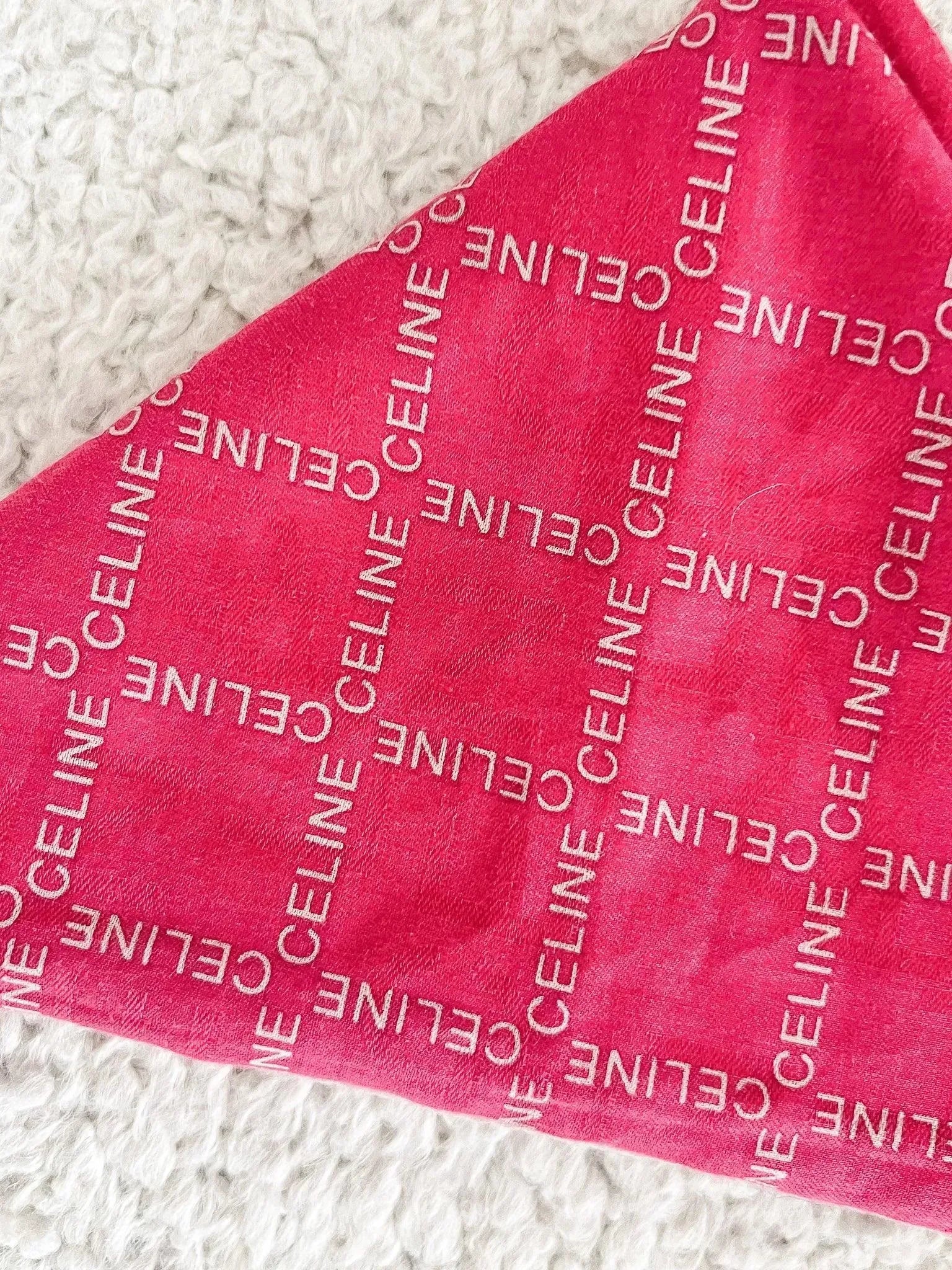 Celine - Bandana Twill de Soie Rouge - Atelier Victor