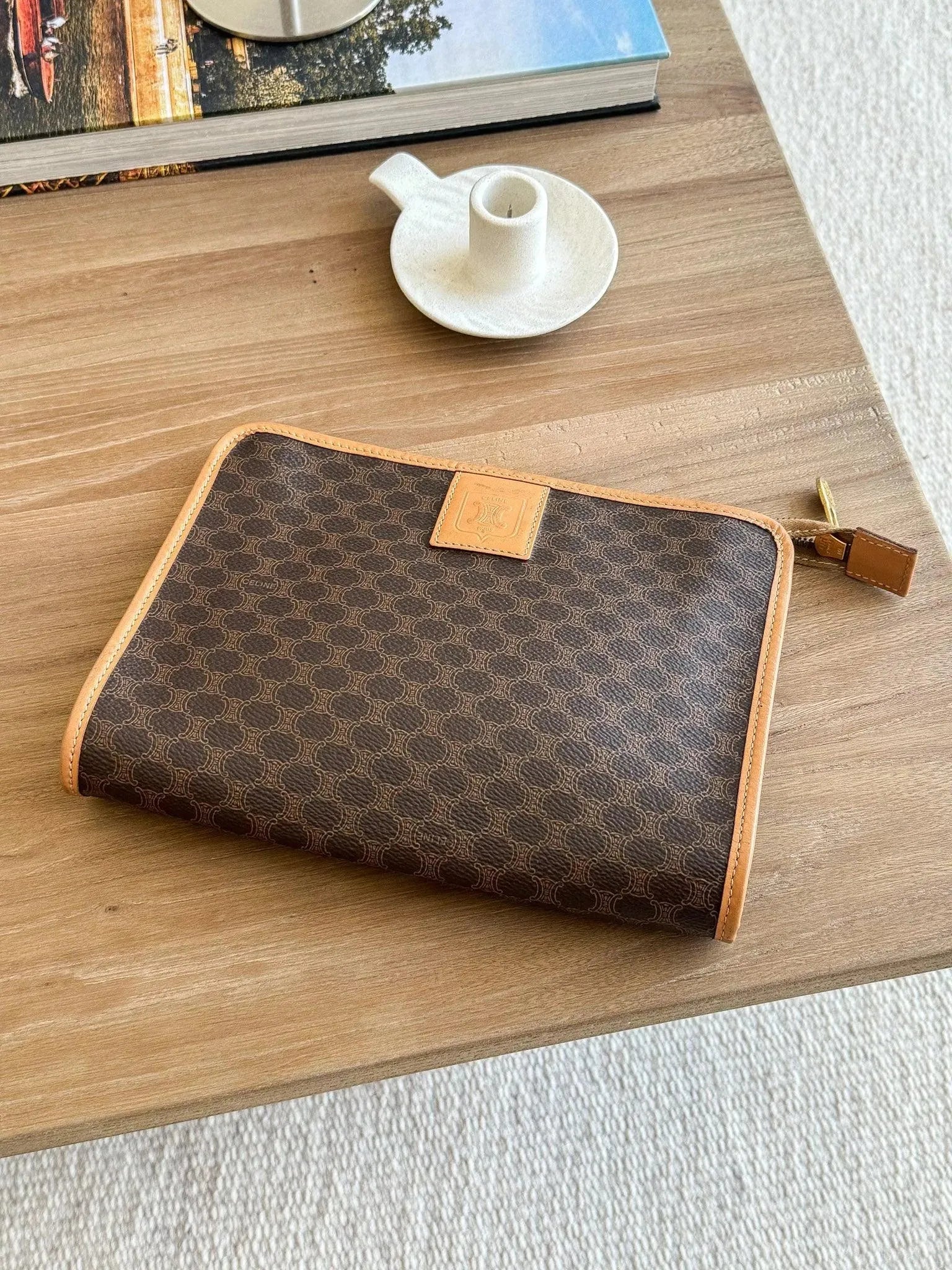 Celine - Pochette Toile Triomphe - Atelier Victor Paris - Vintage Watch Shop Dubai