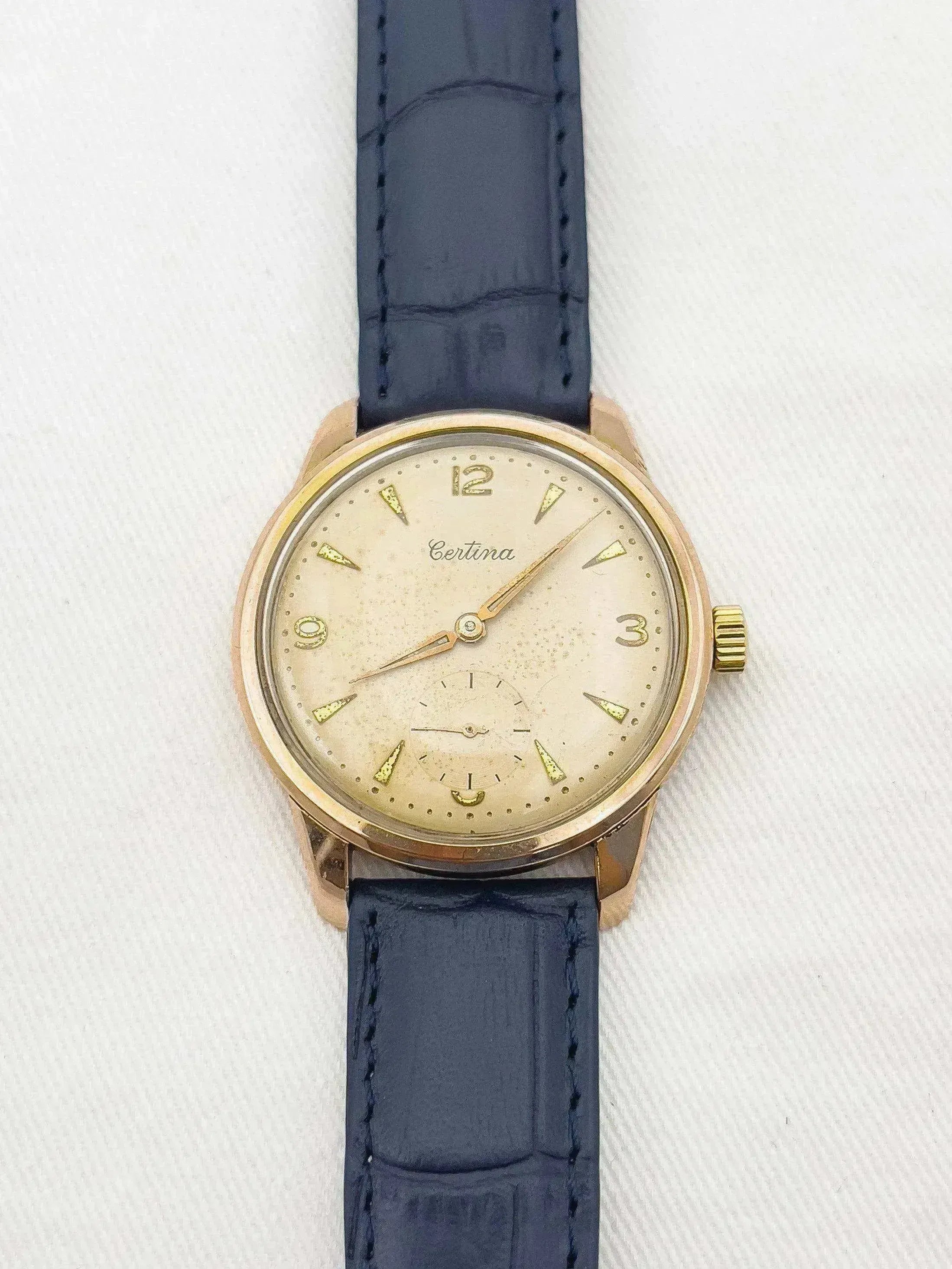 Certina - Calatrava Oversized Plaqué or - 1960s - Atelier Victor