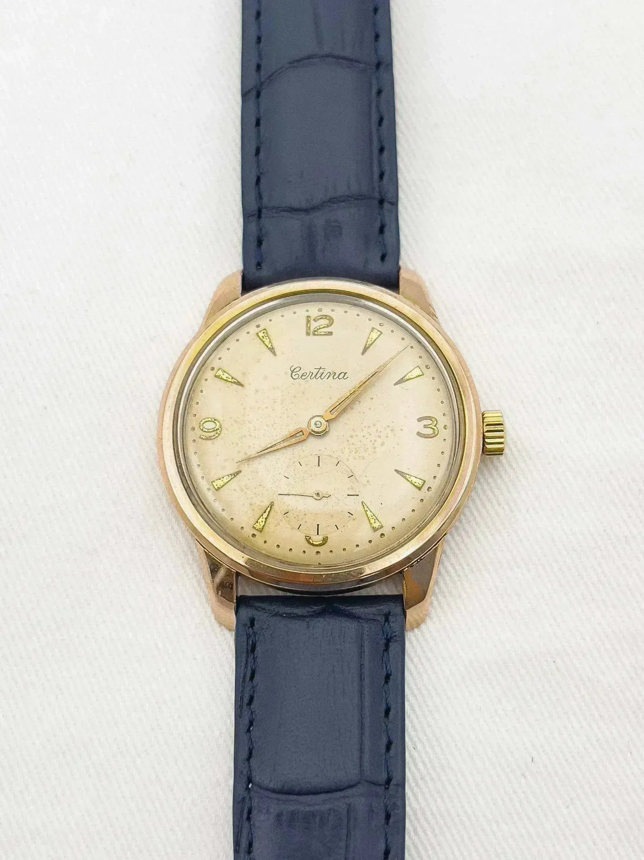 Certina - Calatrava Oversized Plaqué or - 1960s - Atelier Victor