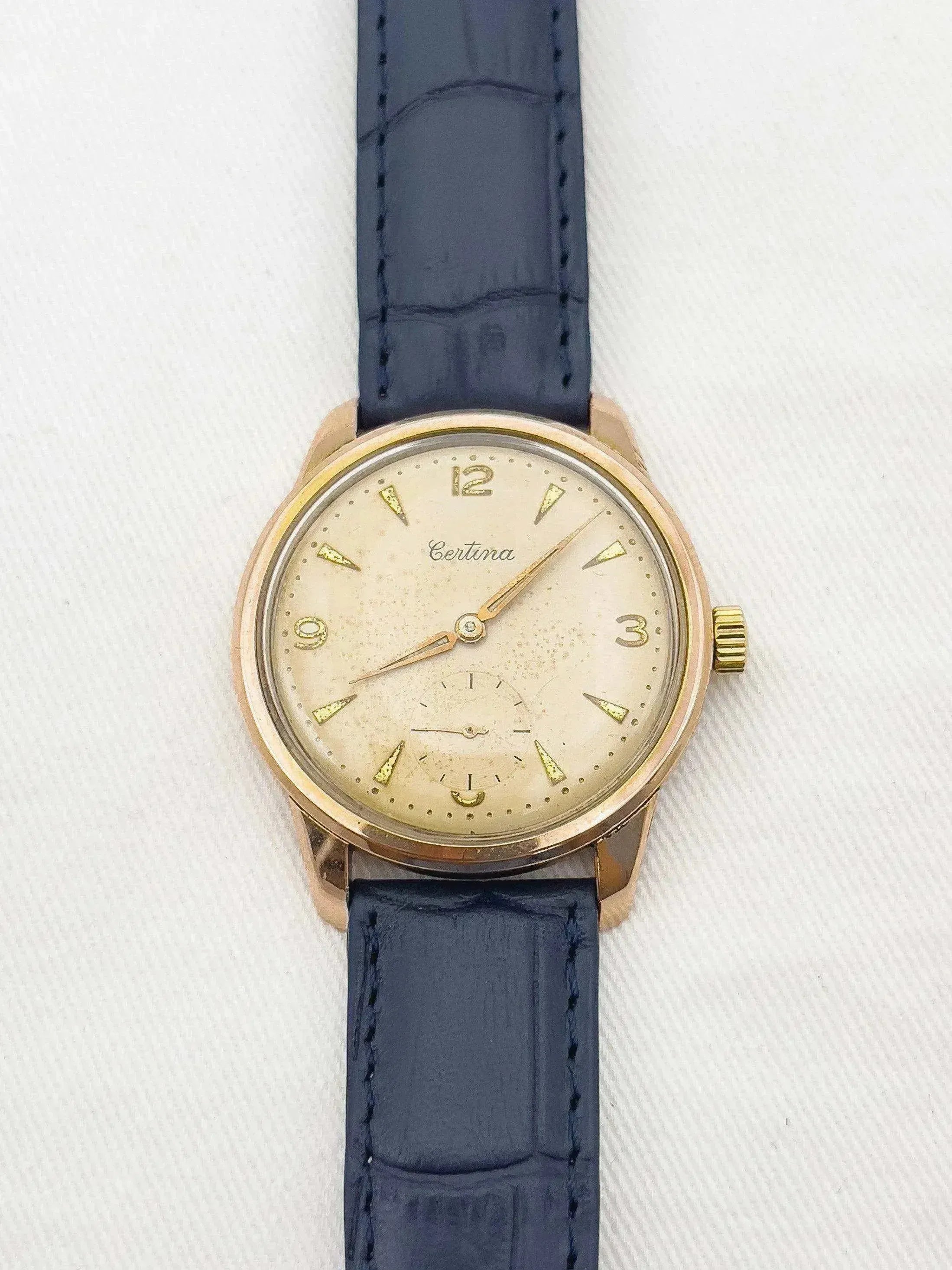 Certina - Calatrava Oversized Plaqué or - 1960s - Atelier Victor