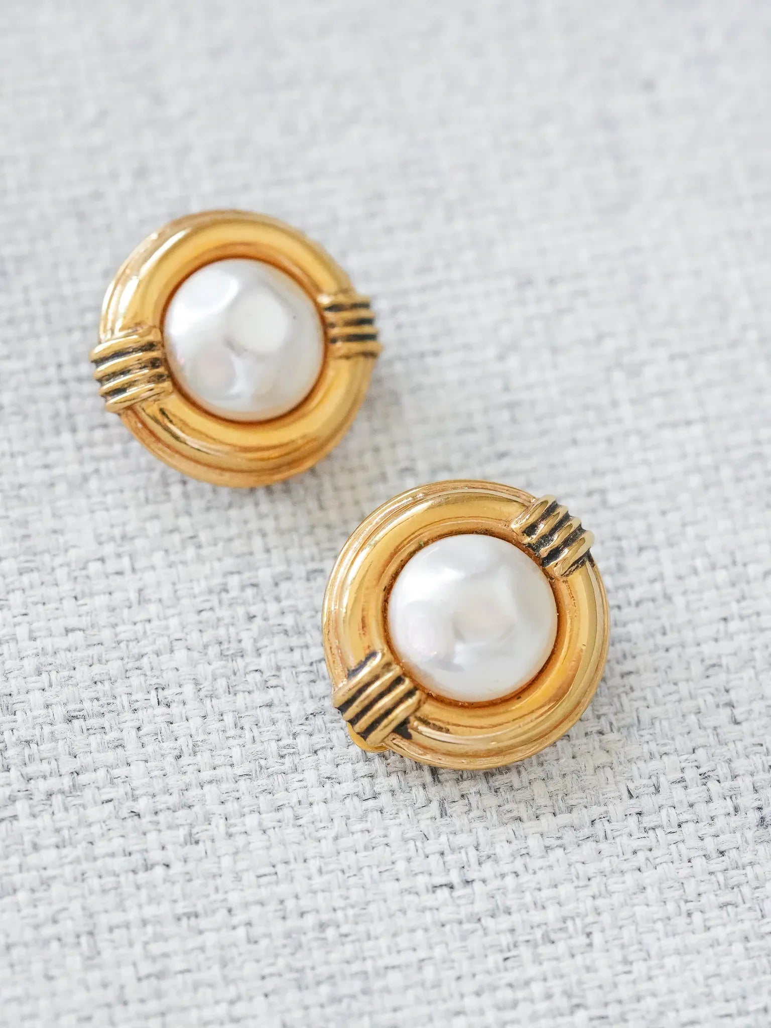 Chanel - Boucles d'oreilles perle vintage - Atelier Victor