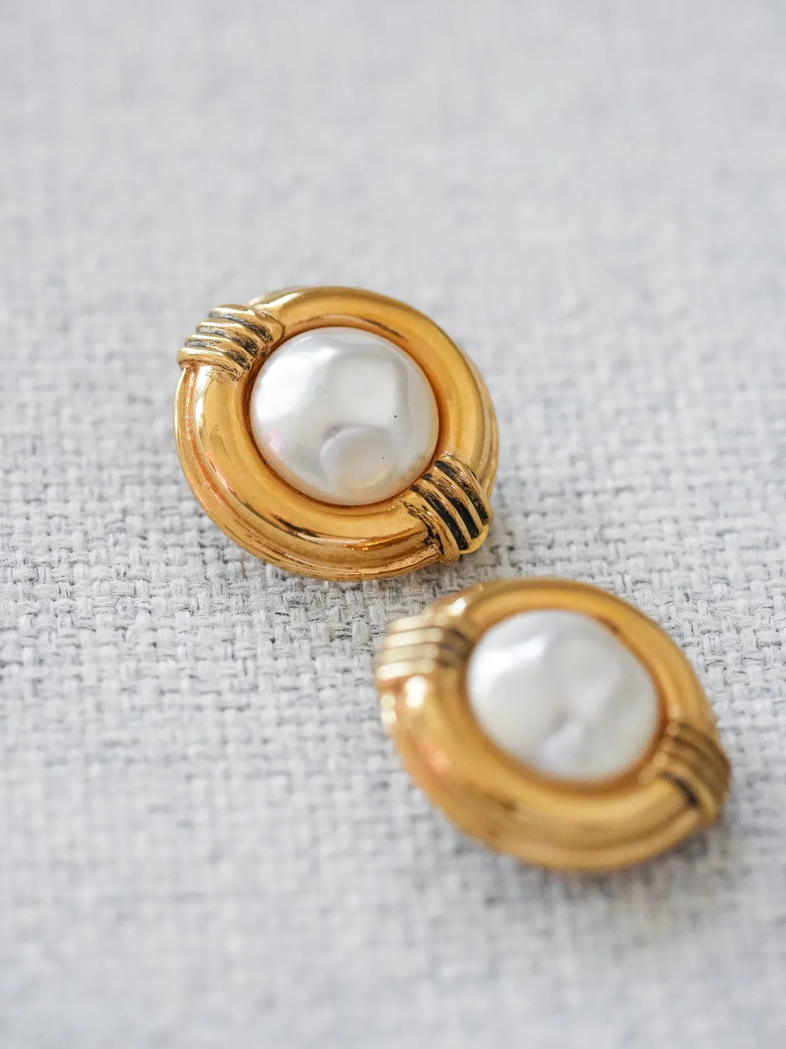 Chanel - Boucles d'oreilles perle vintage - Atelier Victor