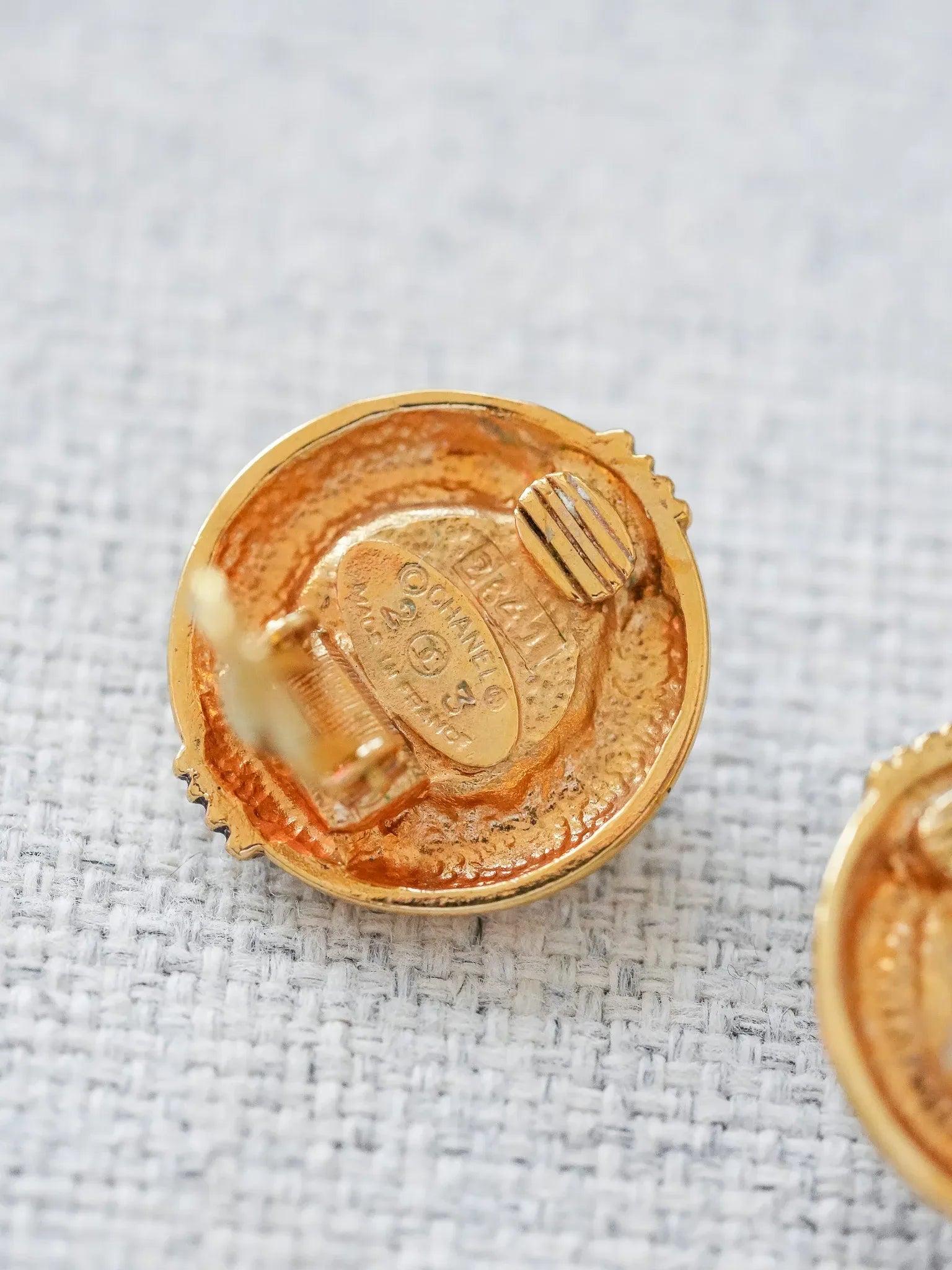 Chanel - Boucles d'oreilles perle vintage - Atelier Victor