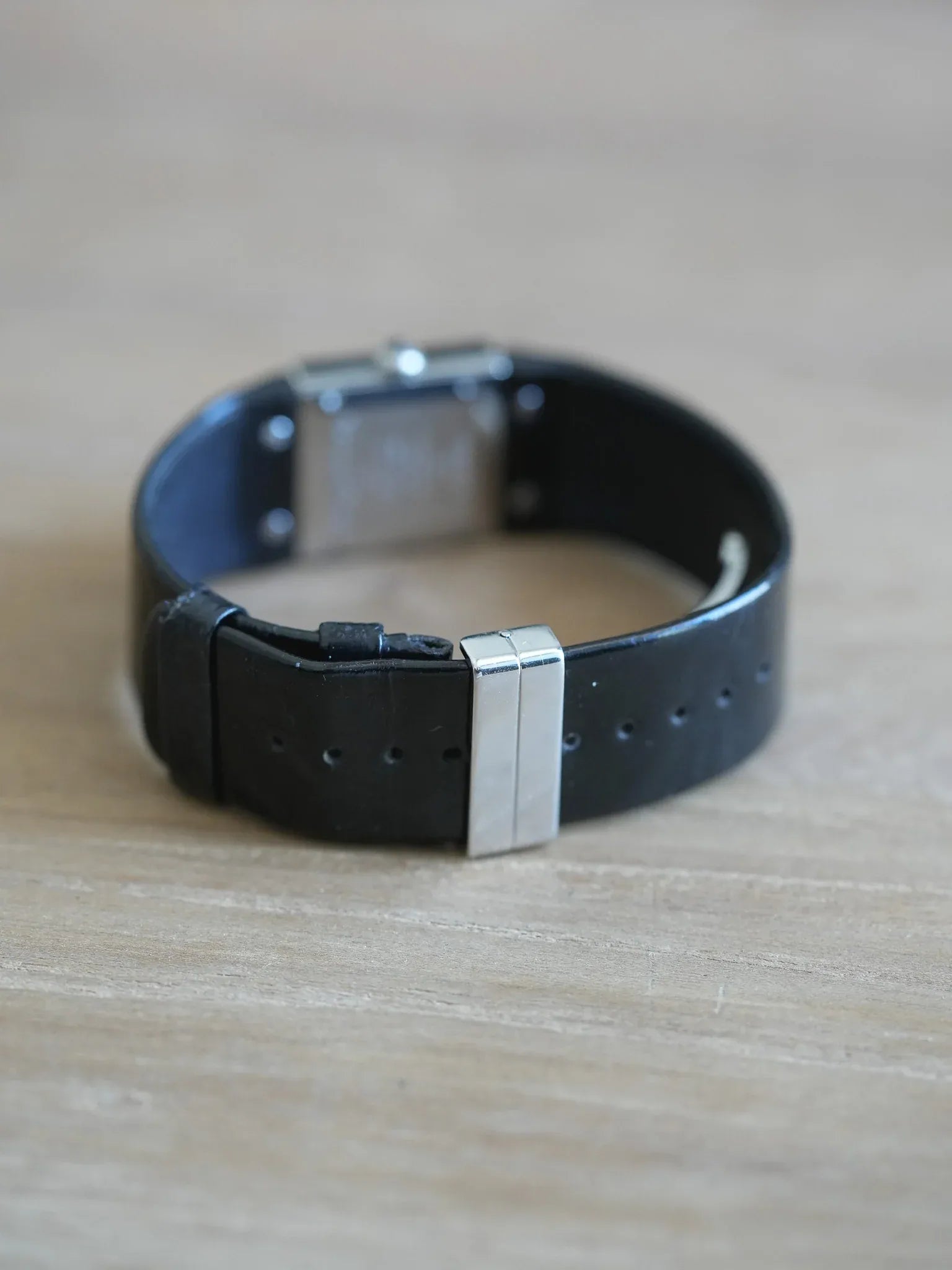 Chanel - Dress Watch Cadran Matelassé Noir - 1990s - Atelier Victor