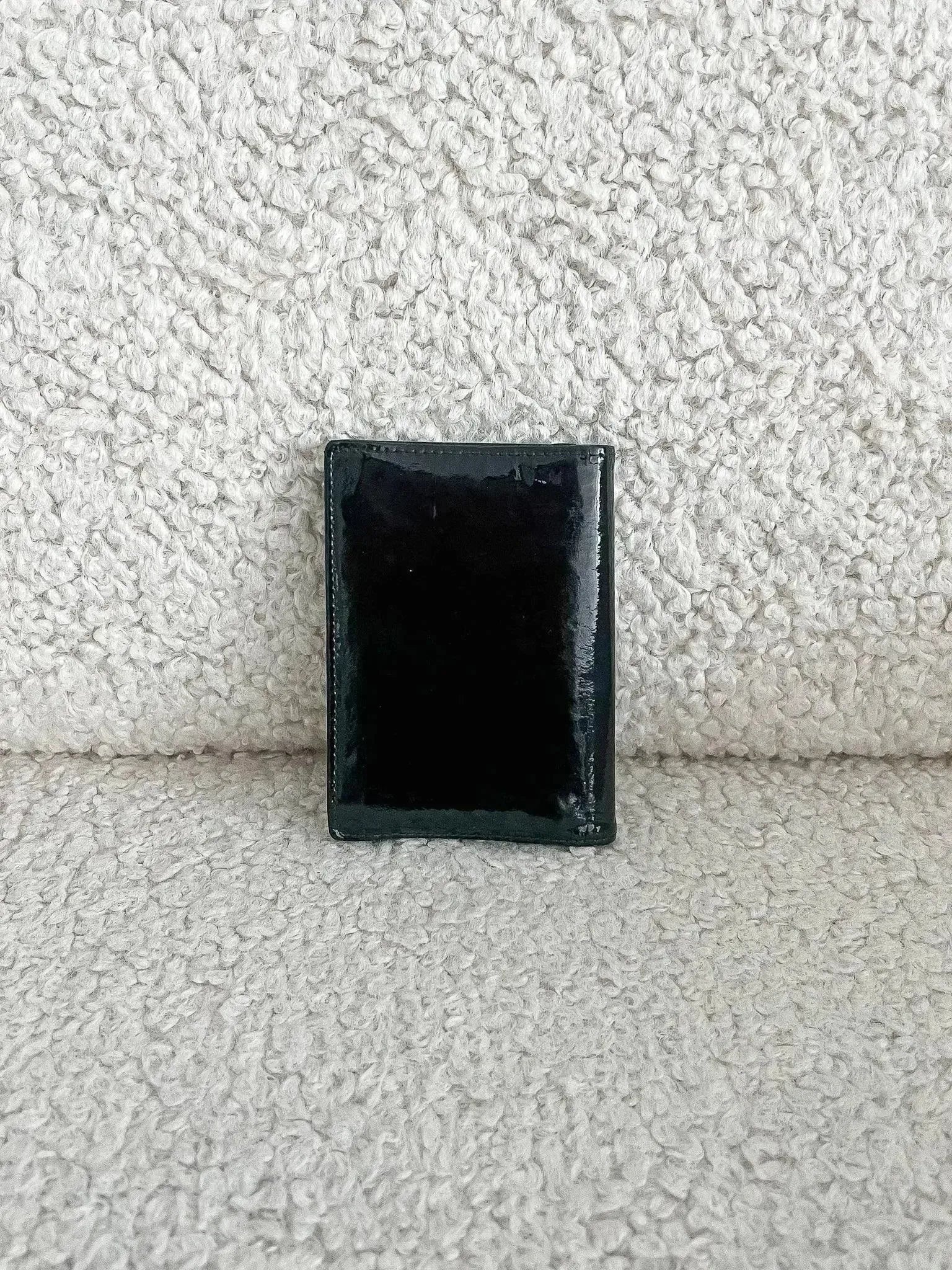 Chanel - Porte-cartes Cuir Verni Noir - Atelier Victor