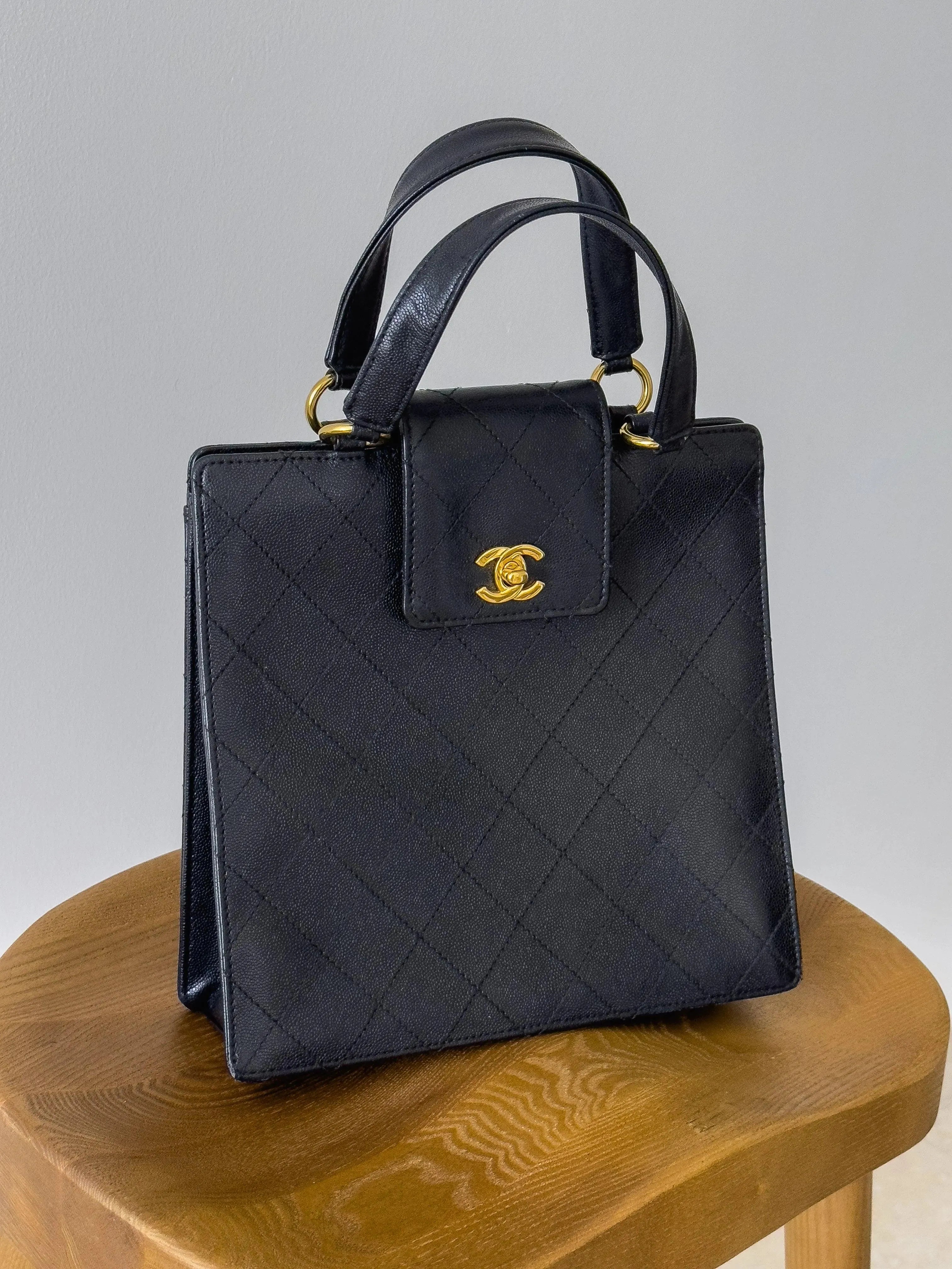 Chanel - Sac à main cuir matelassé - Atelier Victor - Vintage Shop