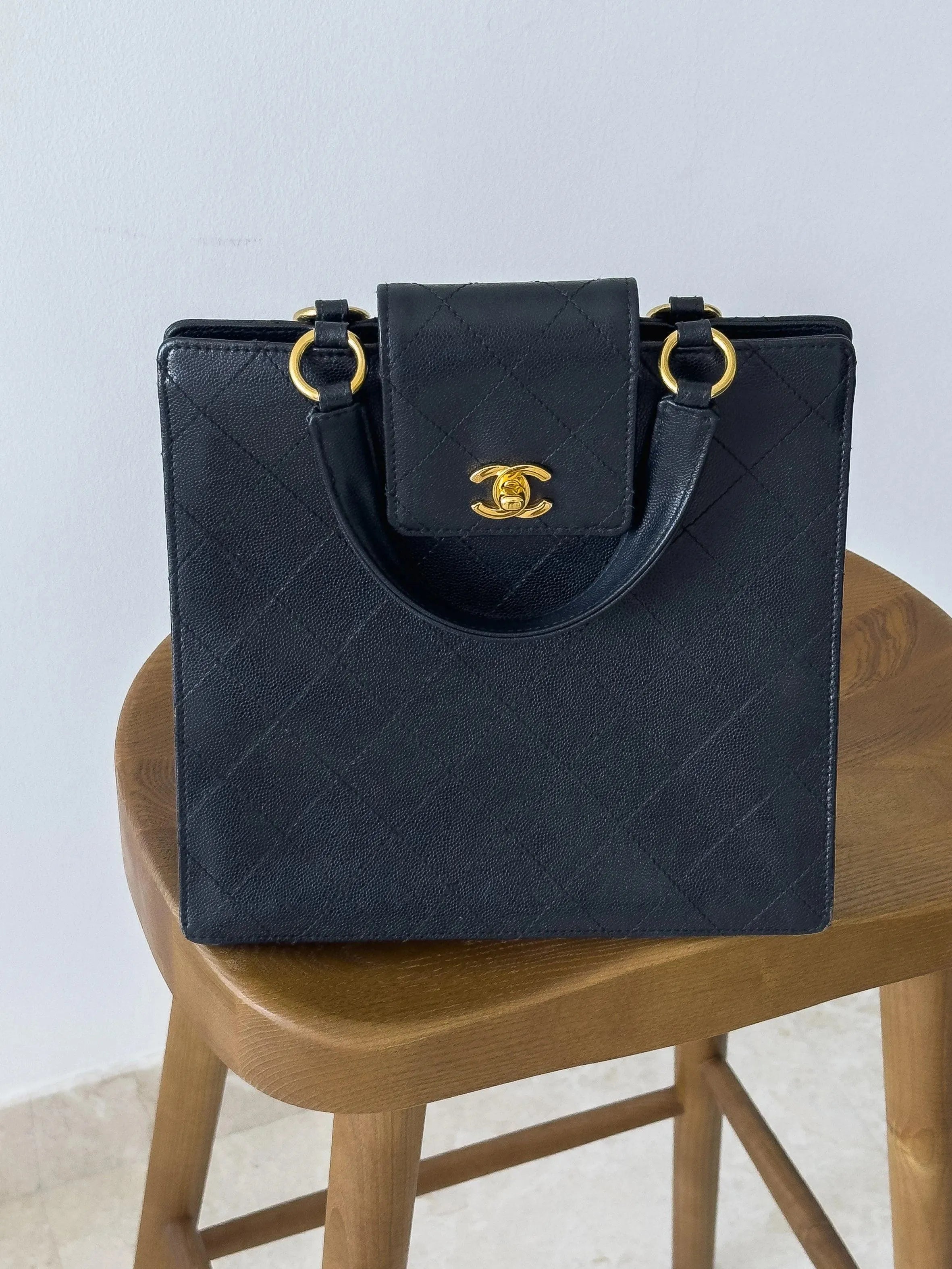 Chanel - Sac à main cuir matelassé - Atelier Victor - Vintage Shop