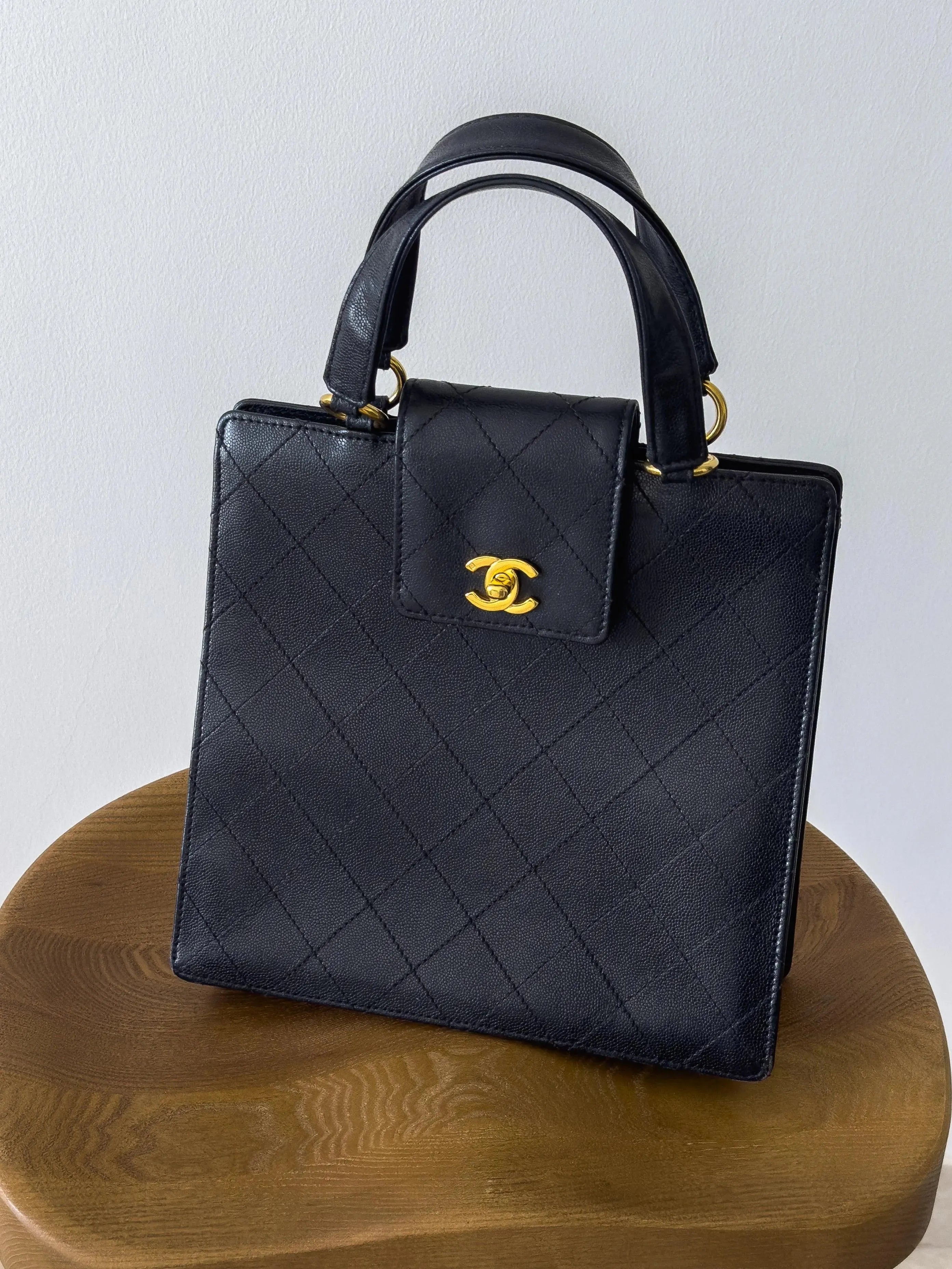 Chanel - Sac à main cuir matelassé - Atelier Victor - Vintage Shop