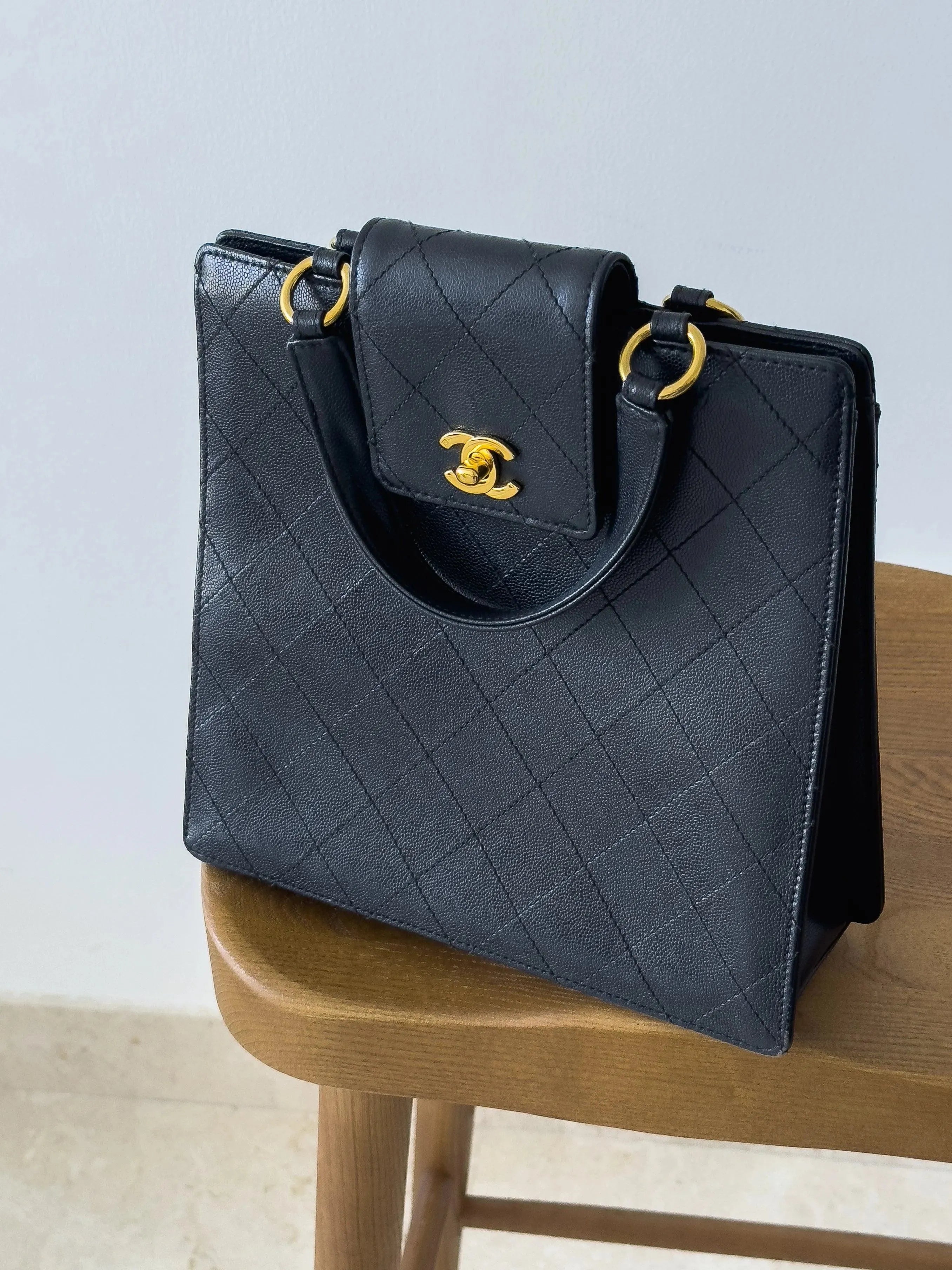 Chanel - Sac à main cuir matelassé - Atelier Victor - Vintage Shop