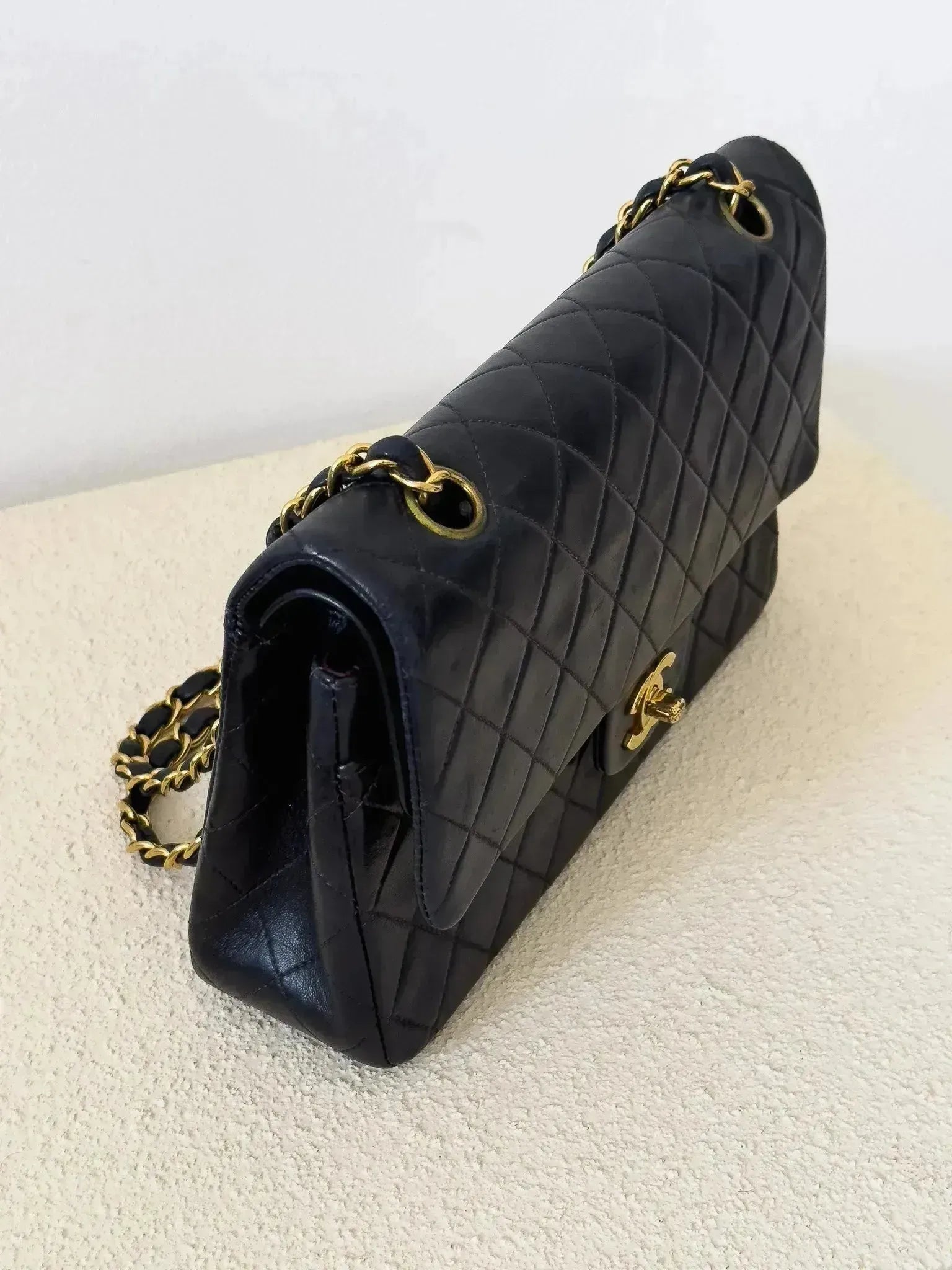 Chanel - Sac à main timeless vintage / classique en cuir - Atelier Victor