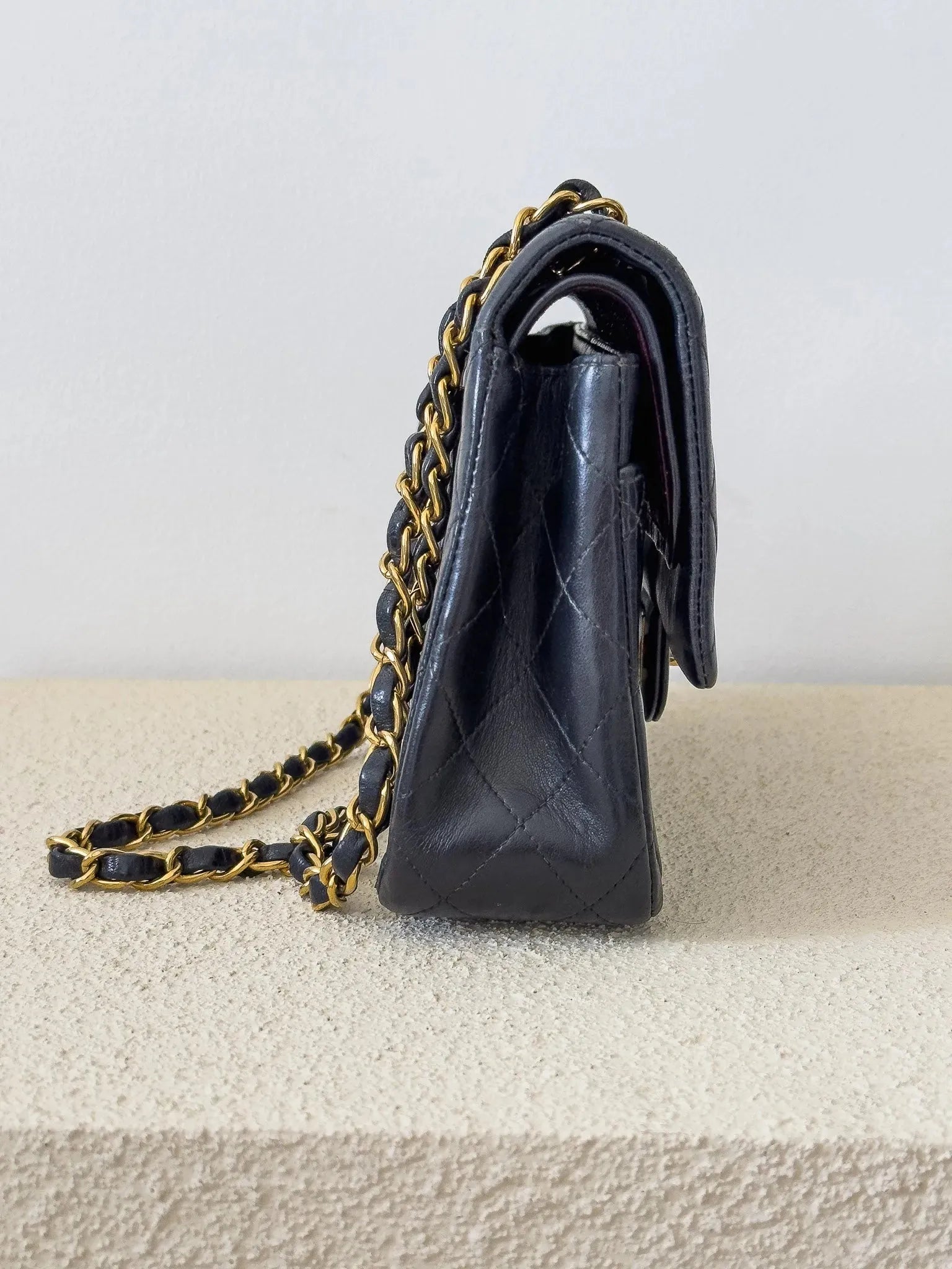 Chanel - Sac à main timeless vintage / classique en cuir - Atelier Victor - Vintage Shop
