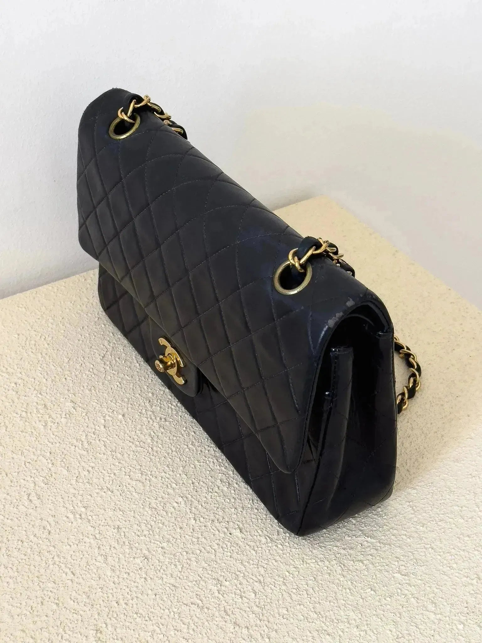Chanel - Sac à main timeless vintage / classique en cuir - Atelier Victor - Vintage Shop