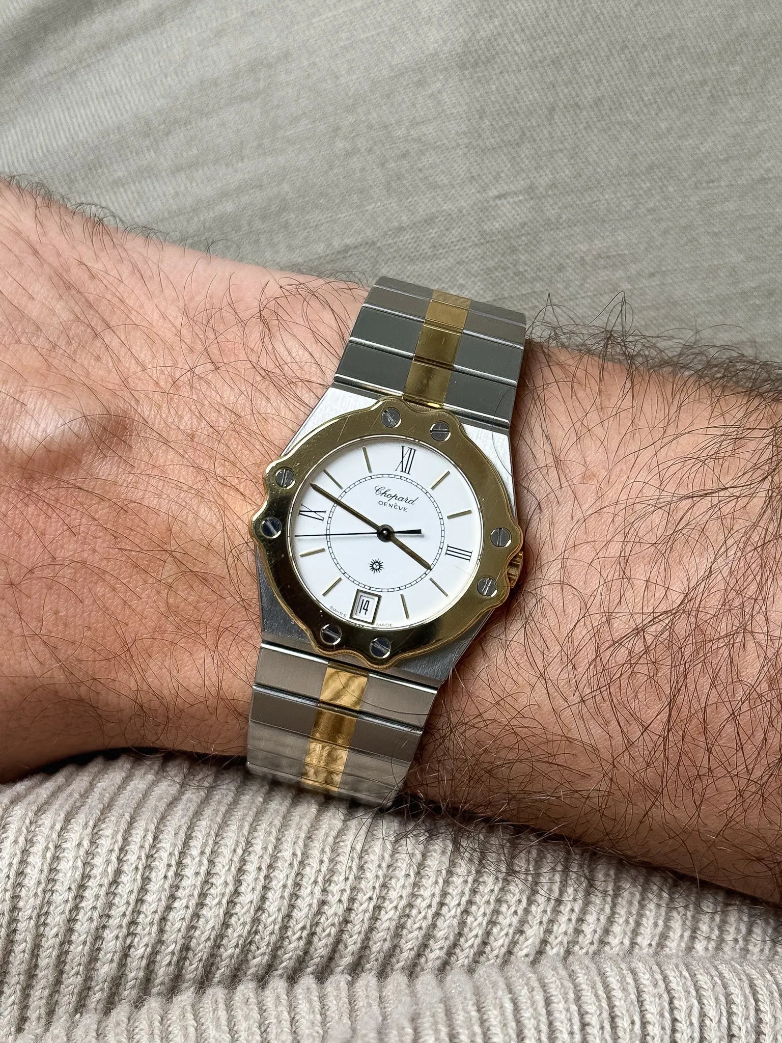 Chopard - Saint-Moriz 8023 Acero Oro Cuarzo 32mm - 1990s