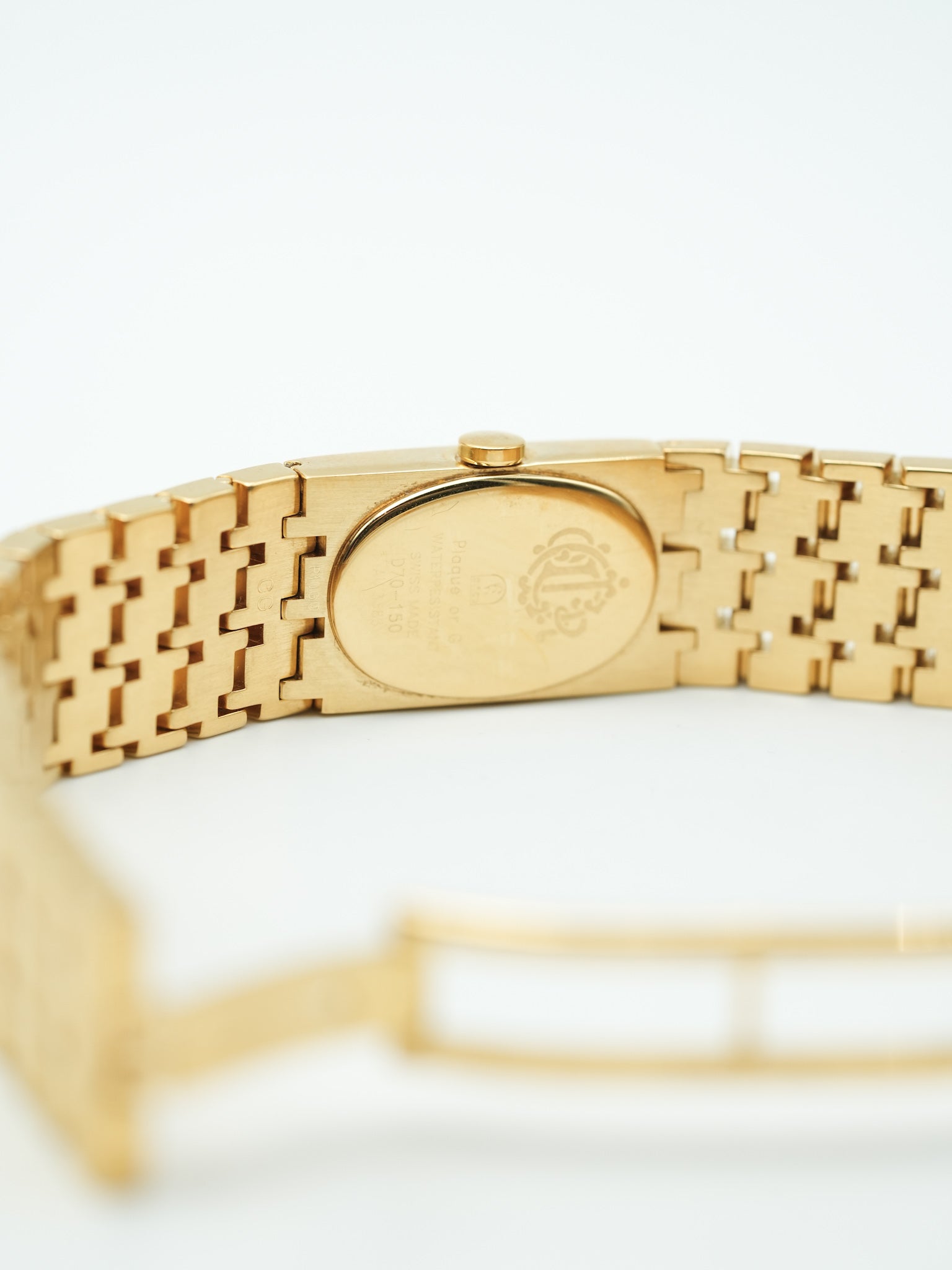 Christian Dior - Bracelet Intégré Or Femme D70-150 - 1990s - Atelier Victor Paris - Vintage Watch Shop Dubai