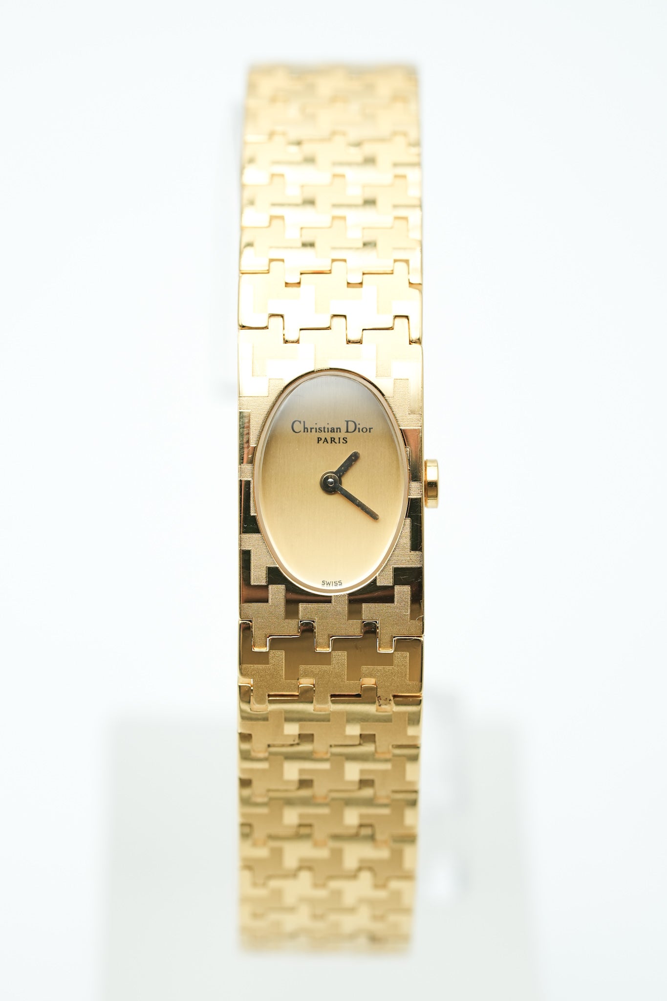 Christian Dior - Bracelet Intégré Or Femme D70-150 - 1990s - Atelier Victor Paris - Vintage Watch Shop Dubai