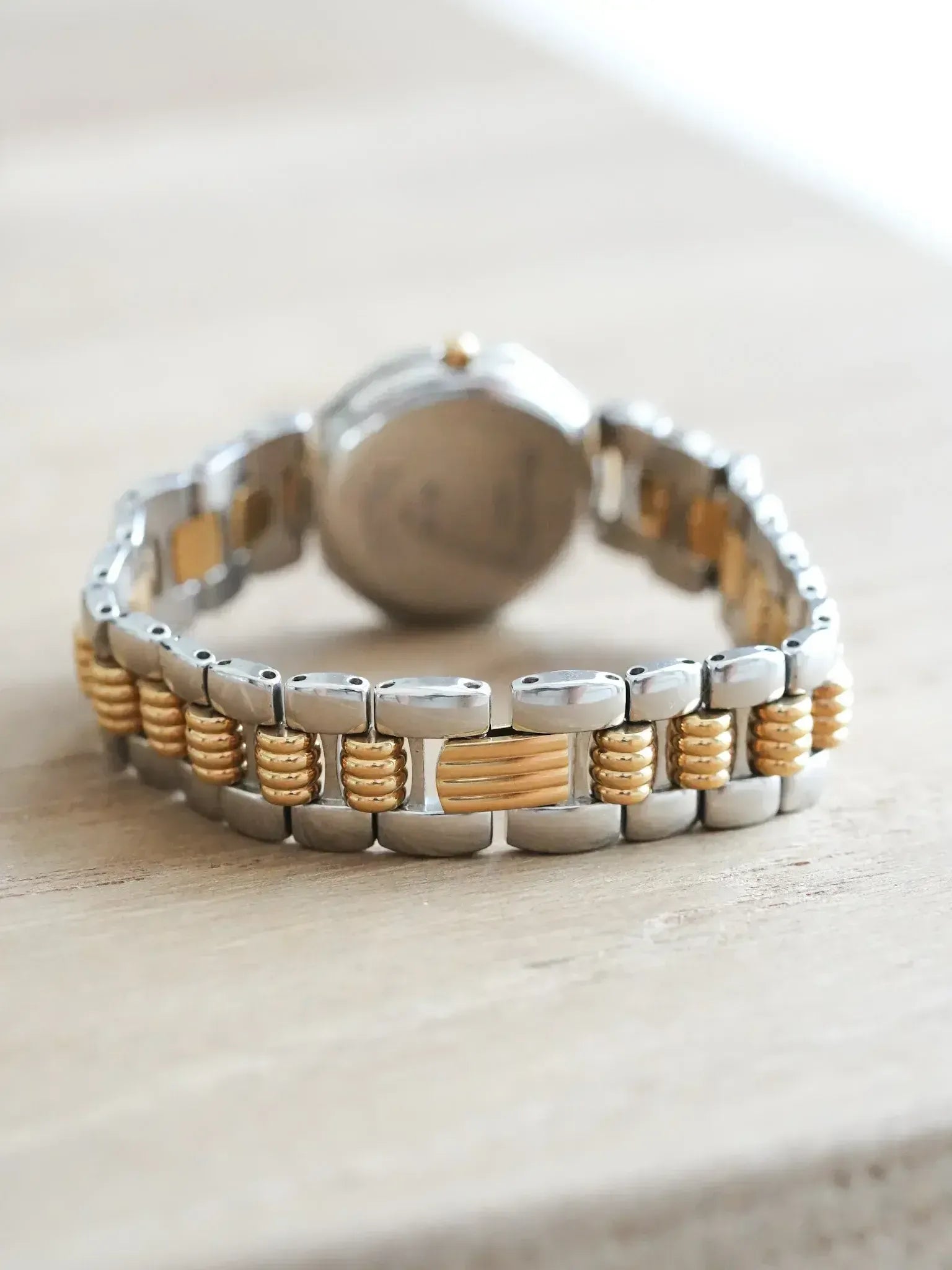 Christian Dior - Octogonale Acier Or Cadran Gris - 1990s - Atelier Victor