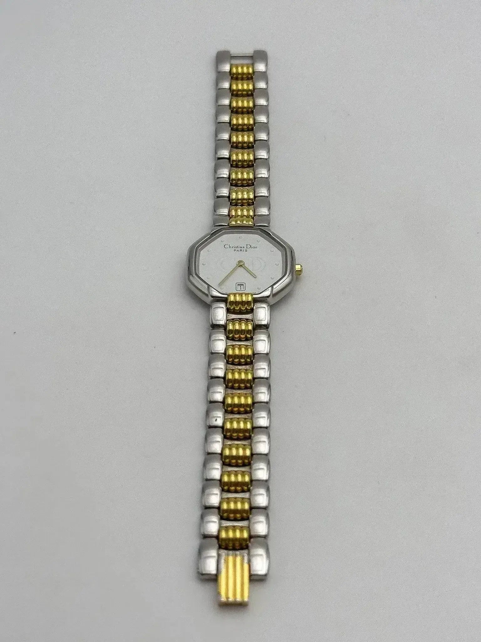 Christian Dior Paris - Octogonal Acier Or - 1990s - Atelier Victor