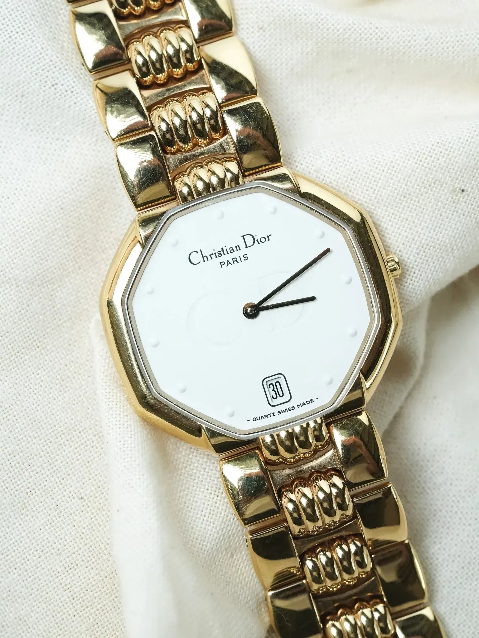 Christian Dior Paris - Octogonal Or 32mm - 1990s - Atelier Victor