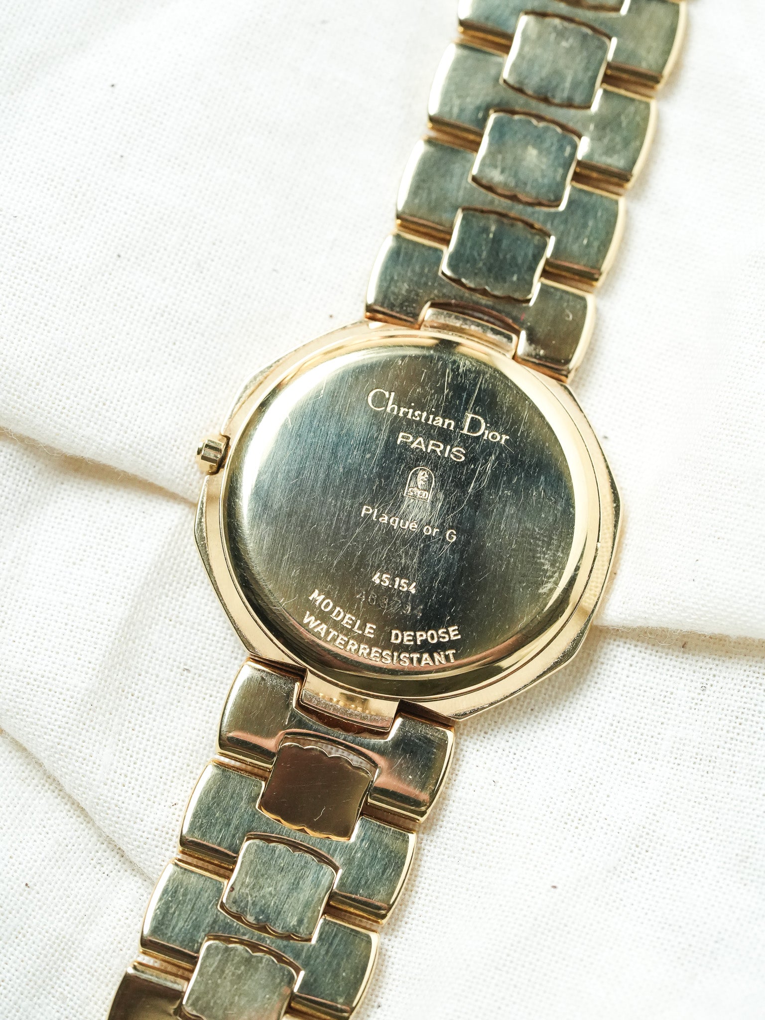 Christian Dior Paris - Octogonal Or 32mm - 1990s - Atelier Victor - Vintage Shop