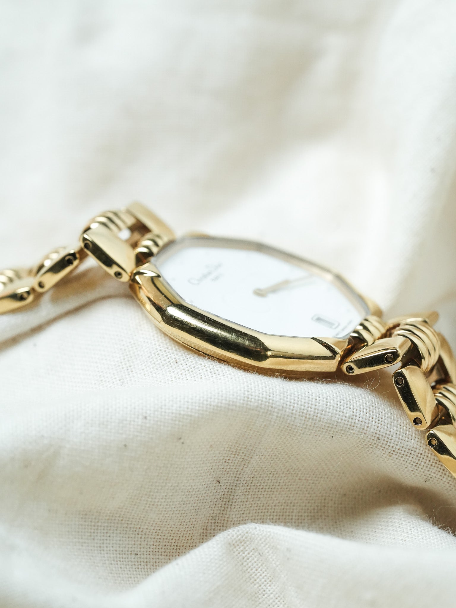 Christian Dior Paris - Octogonal Or 32mm - 1990s - Atelier Victor - Vintage Shop