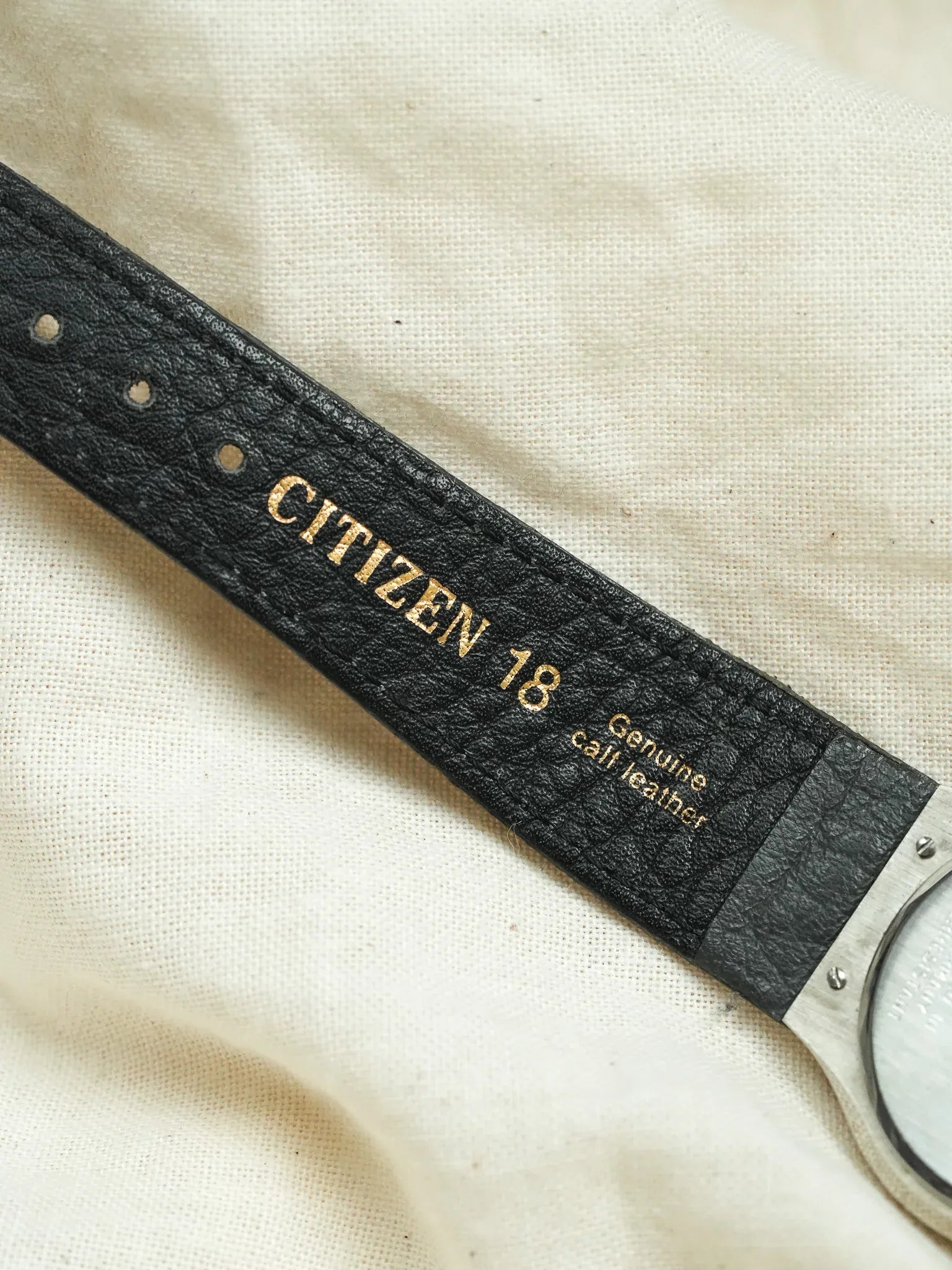 Citizen - Acier Bracelet Intégré Cadran Blanc - NOS - 1990s - Atelier Victor