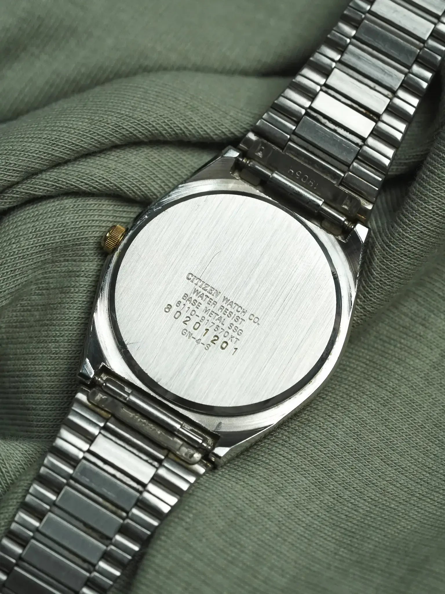 Citizen - Acier Or Bracelet Acier d'origine - 1998 - Atelier Victor