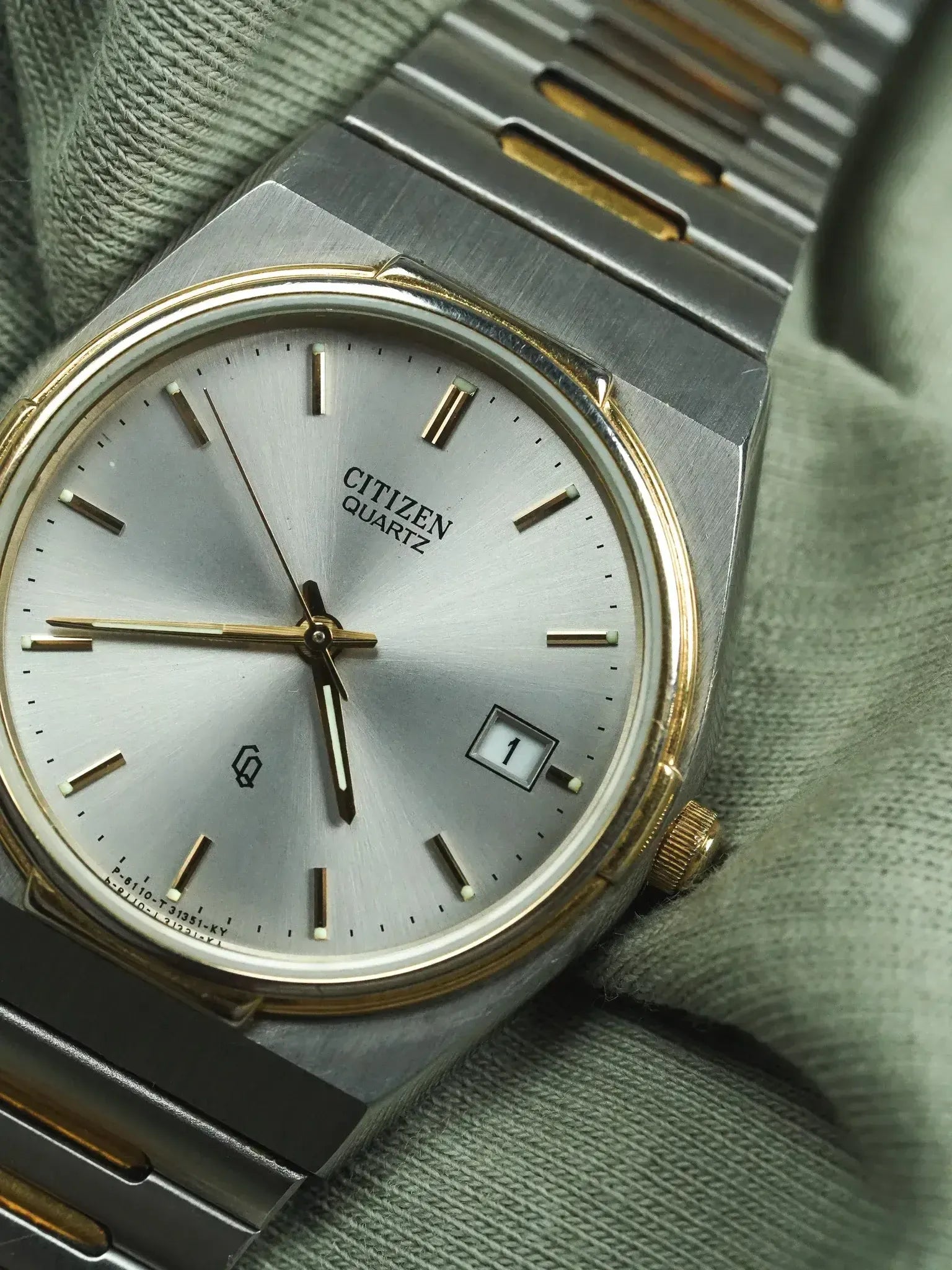 Citizen - Acier Or Bracelet Acier d'origine - 1998 - Atelier Victor