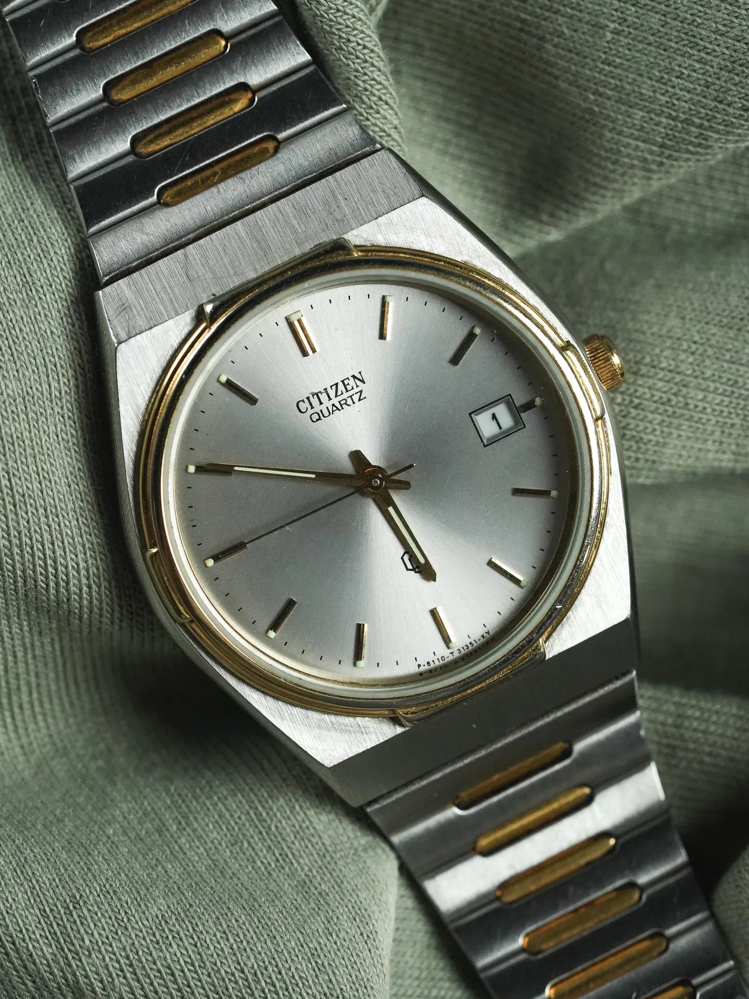 Citizen - Acier Or Bracelet Acier d'origine - 1998 - Atelier Victor