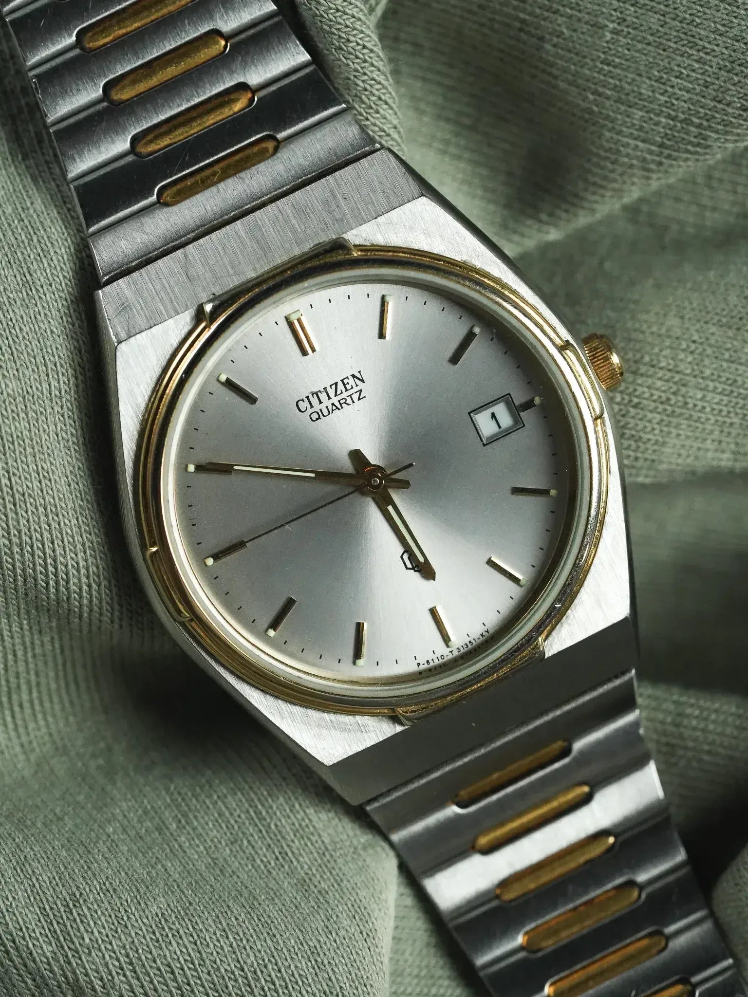 Citizen - Acier Or Bracelet Acier d'origine - 1998 - Atelier Victor