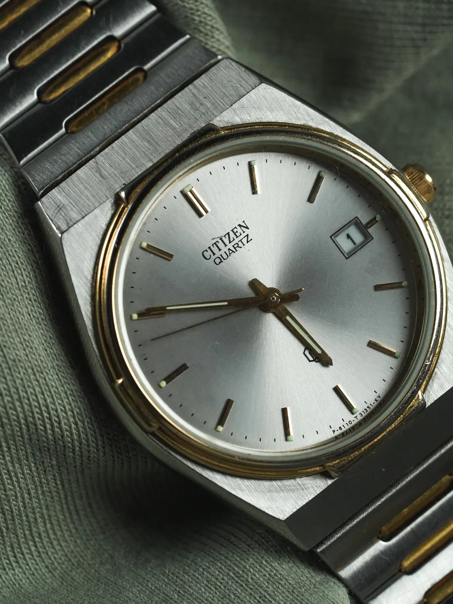 Citizen - Acier Or Bracelet Acier d'origine - 1998 - Atelier Victor