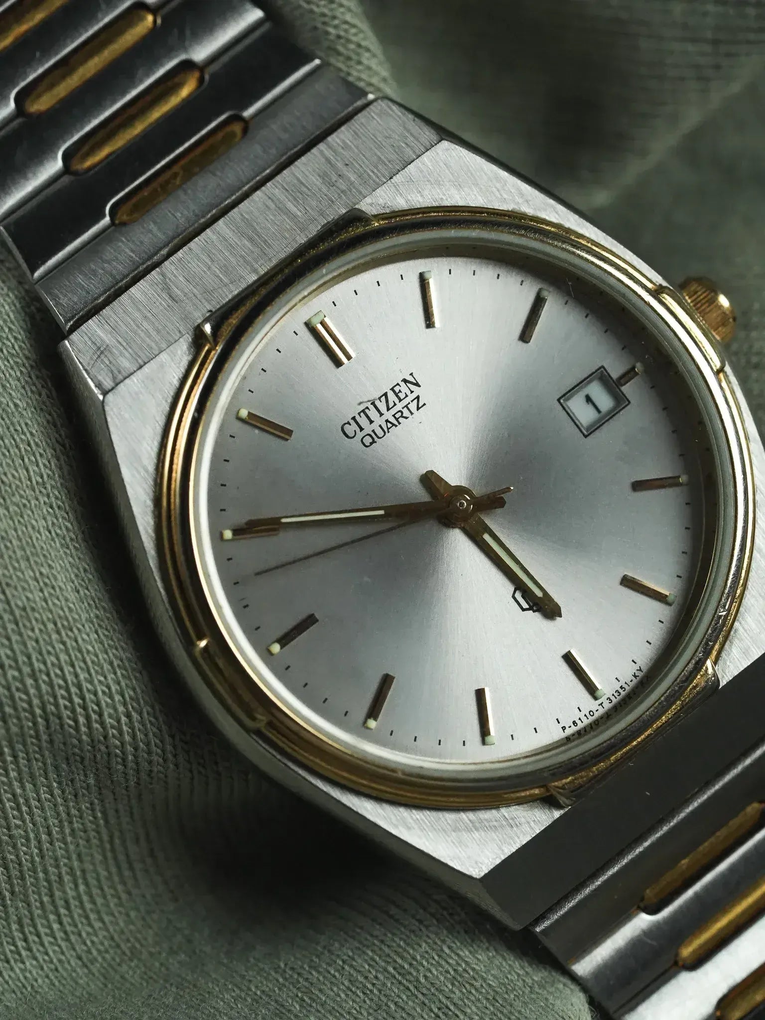 Citizen - Acier Or Bracelet Acier d'origine - 1998 - Atelier Victor