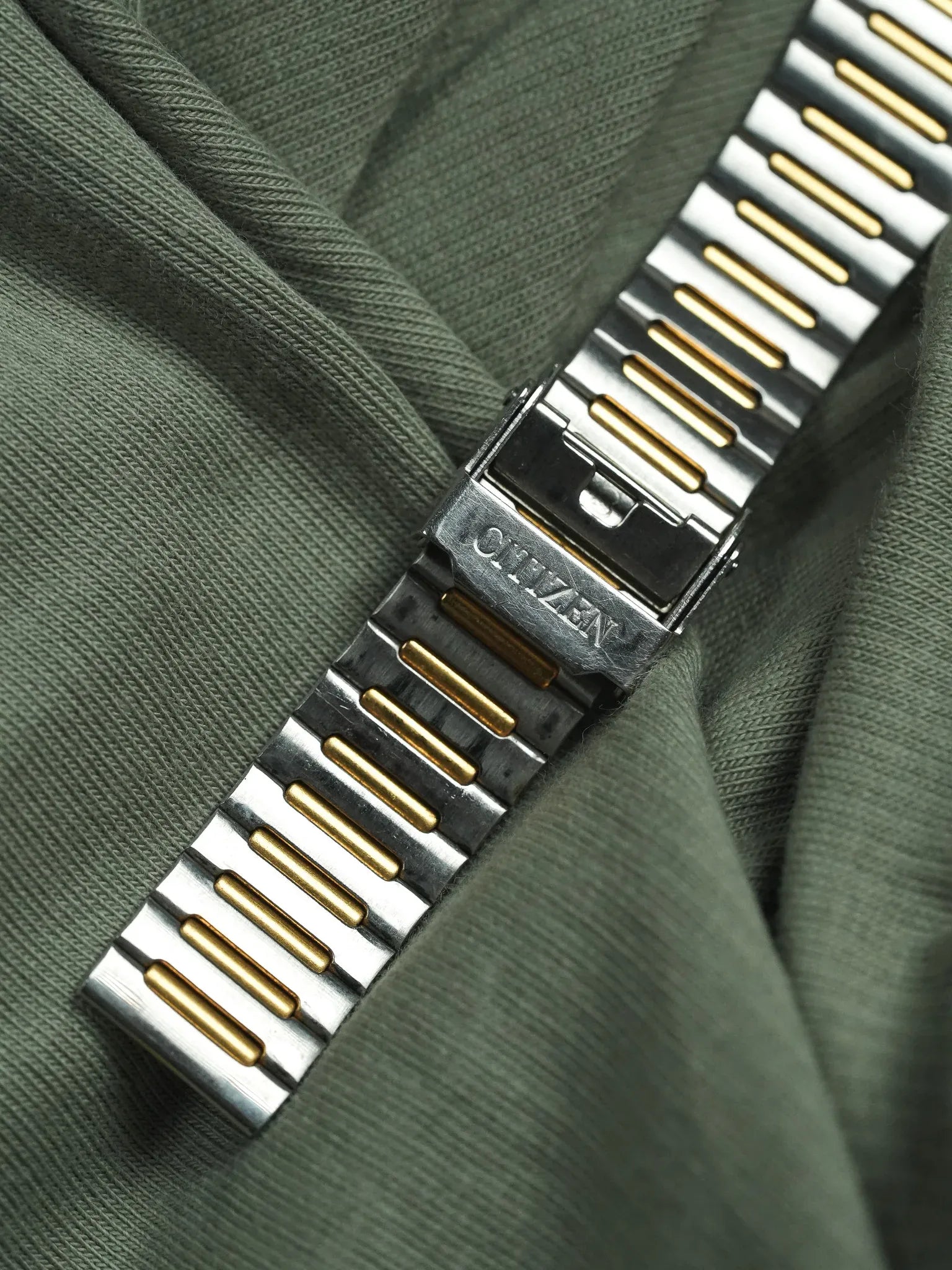 Citizen - Acier Or Bracelet Acier d'origine - 1998 - Atelier Victor - Vintage Shop