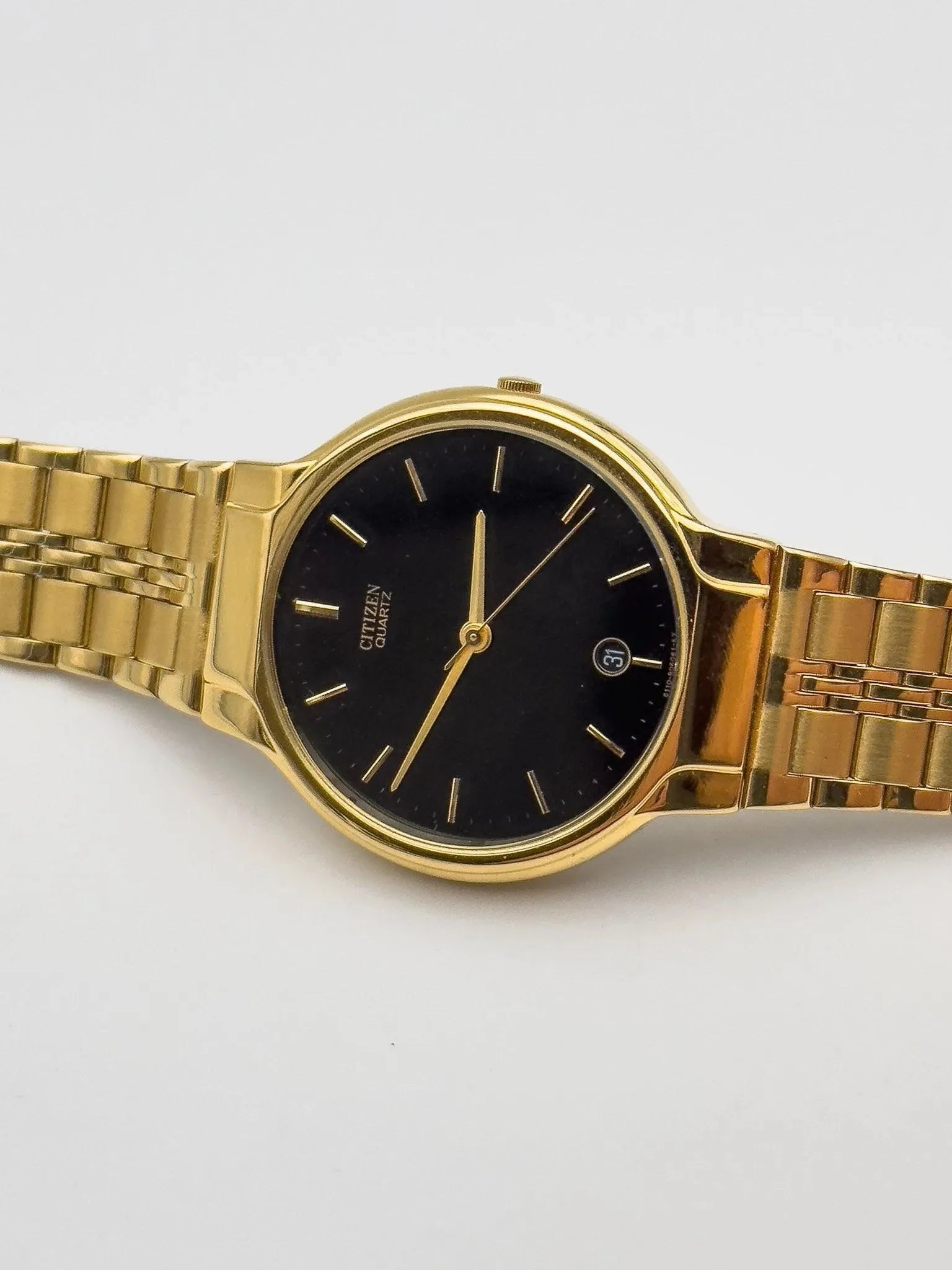 Citizen - Black Dial Full Gold - NOS - 1991 - Atelier Victor Paris - Vintage Watch Shop Dubai