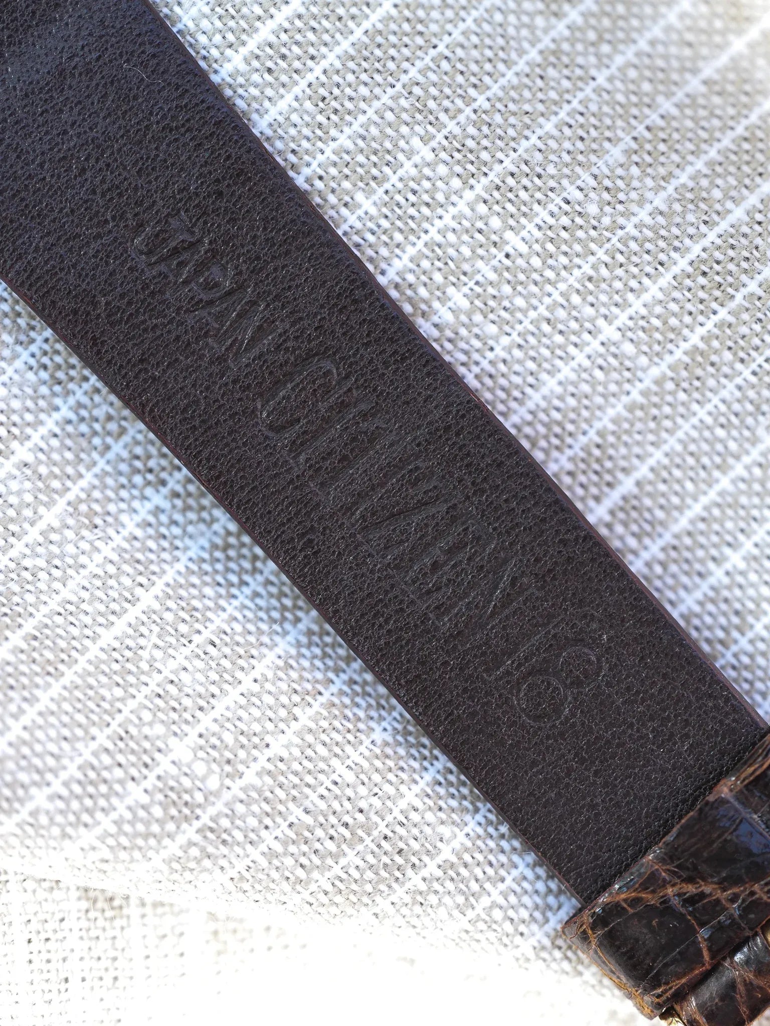 Citizen - Carré Chocolat Tapisserie Or - NOS - 1980s - Atelier Victor