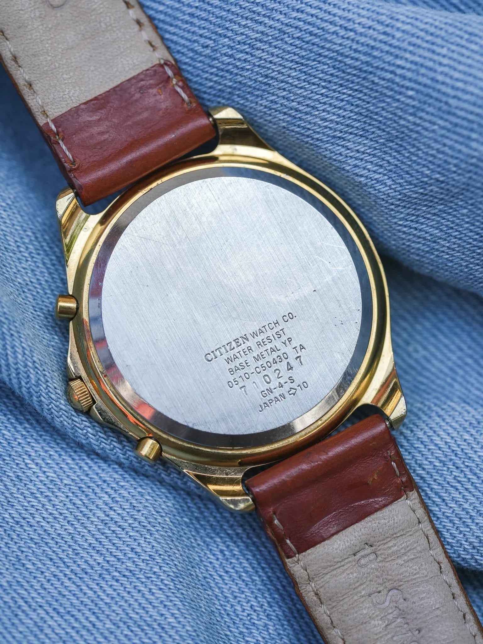 Citizen - Chronographe Date Or Tapisserie - 1997 - Atelier Victor