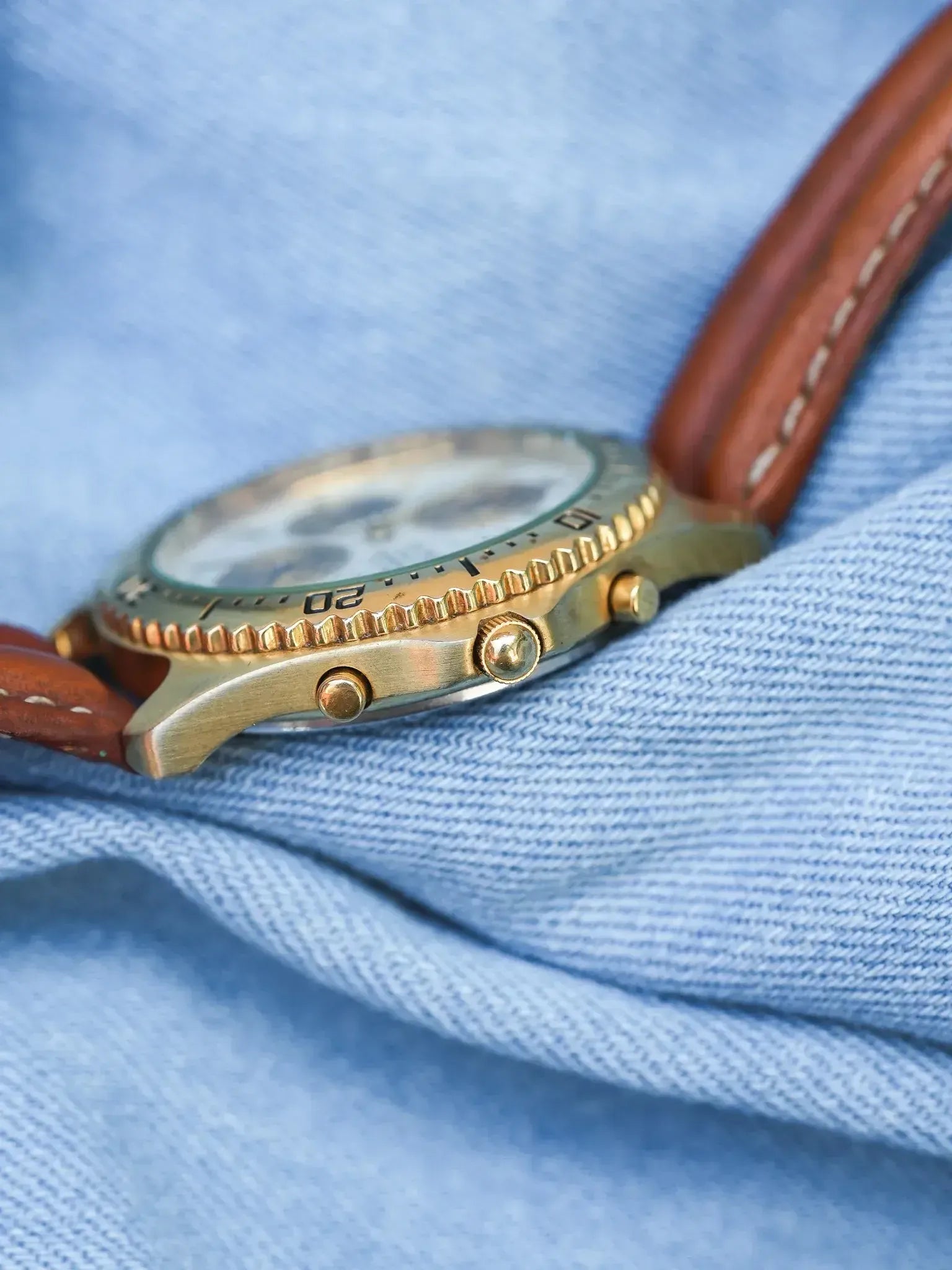 Citizen - Chronographe Date Or Tapisserie - 1997 - Atelier Victor