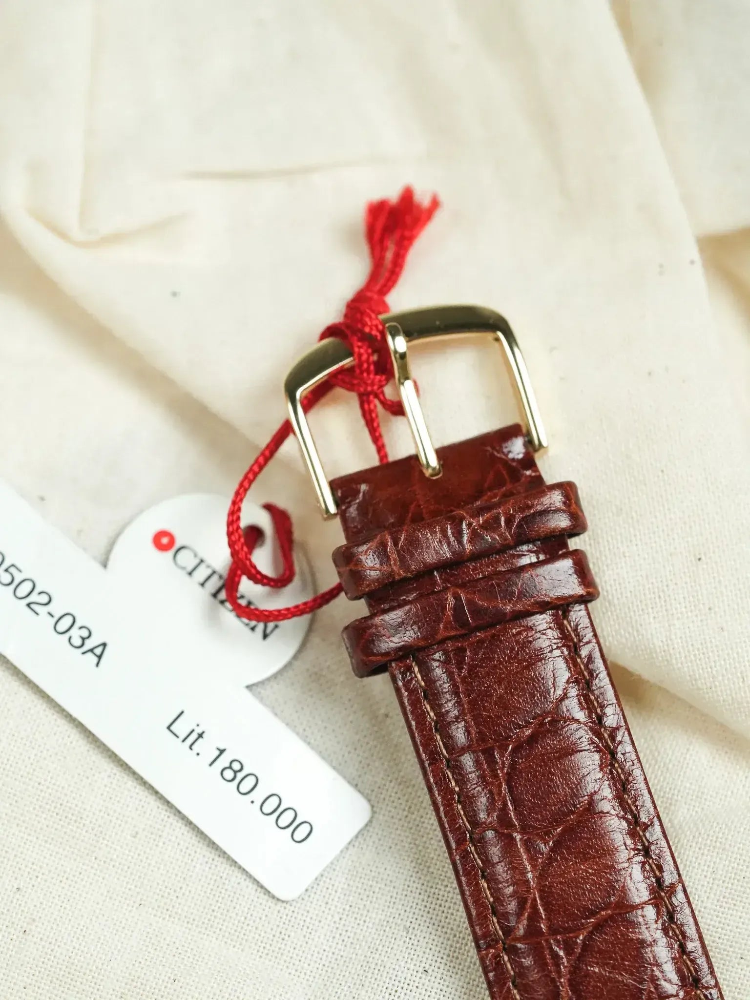 Citizen - Chronographe Plaqué Or Date - NOS - 1990s - Atelier Victor