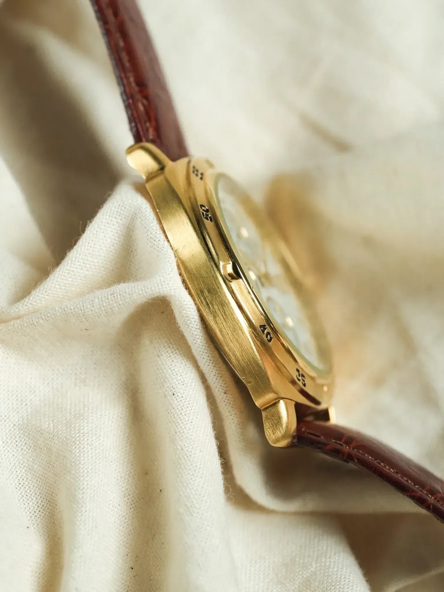 Citizen - Chronographe Plaqué Or Date - NOS - 1990s - Atelier Victor