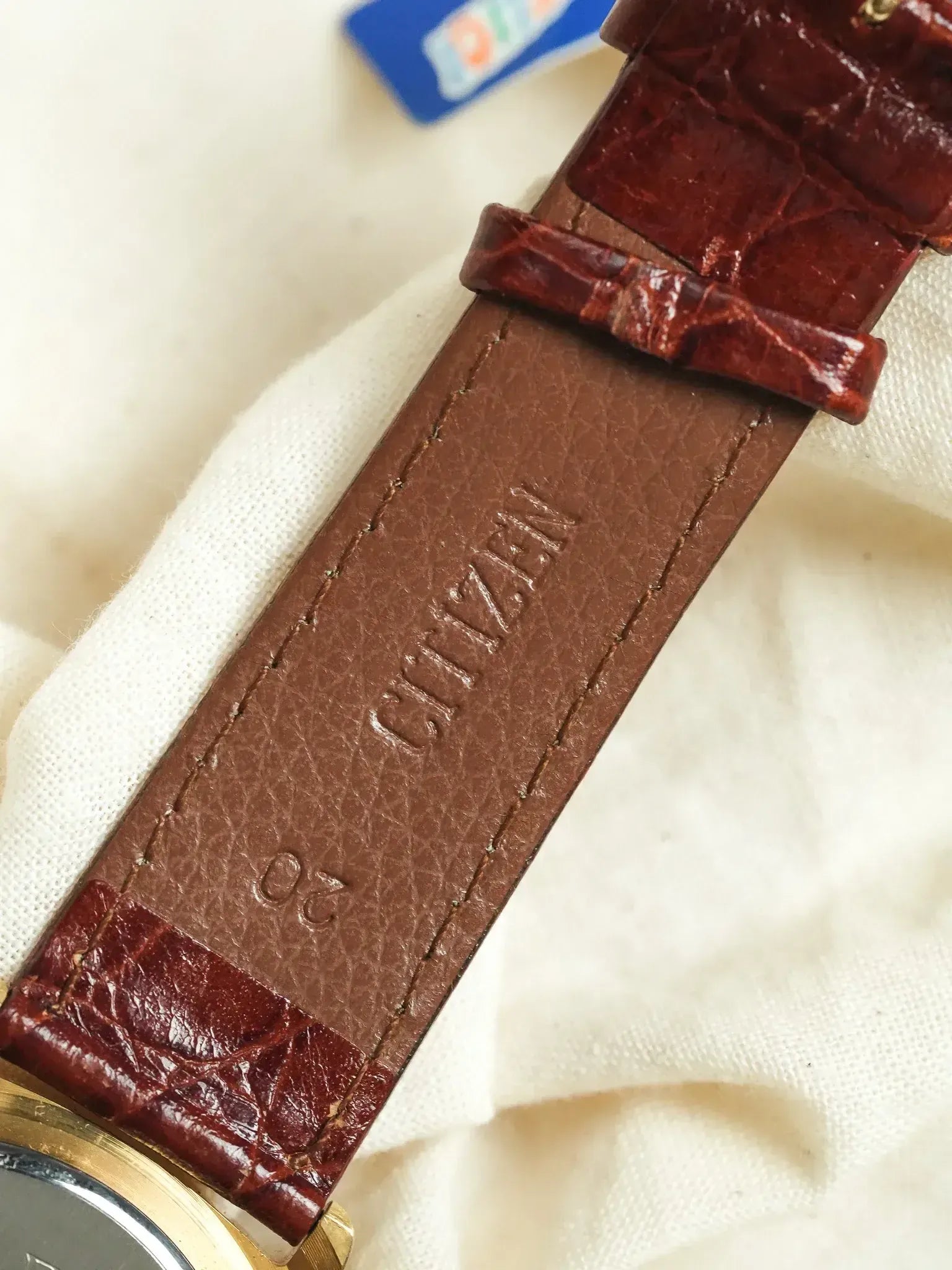 Citizen - Chronographe Plaqué Or Date - NOS - 1990s - Atelier Victor