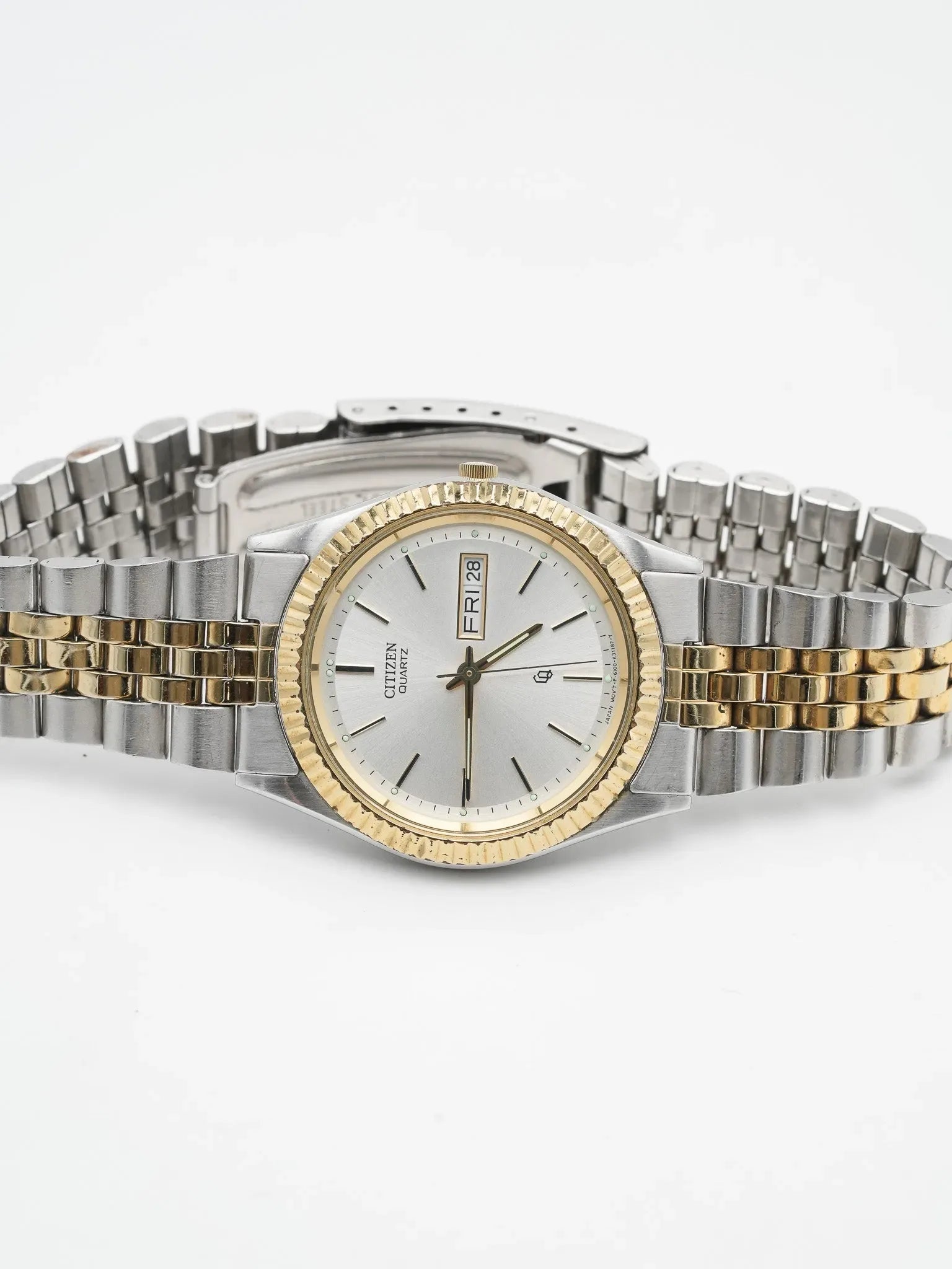 Citizen - Datejust cannelé jubilé acier or - 1990s - Atelier Victor