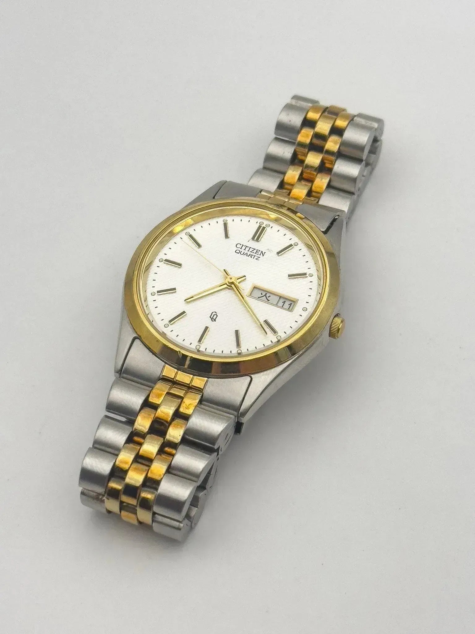 Citizen - Daydate Clous de Paris Acier Or - 2003 - Atelier Victor