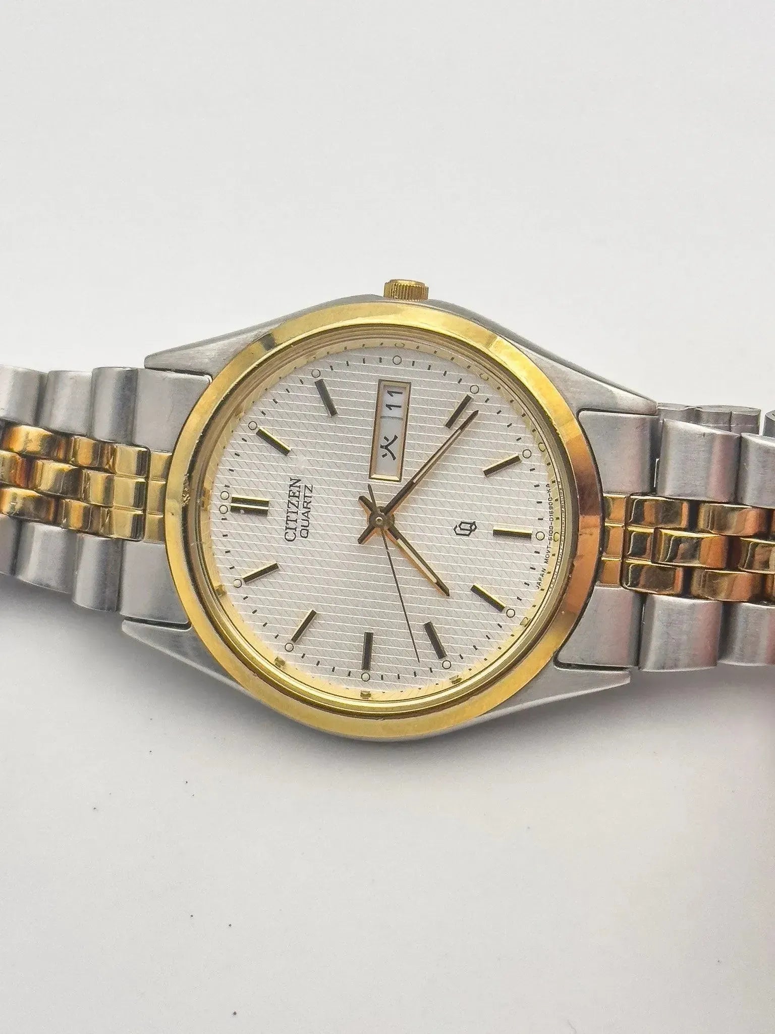 Citizen - Daydate Clous de Paris Acier Or - 2003 - Atelier Victor