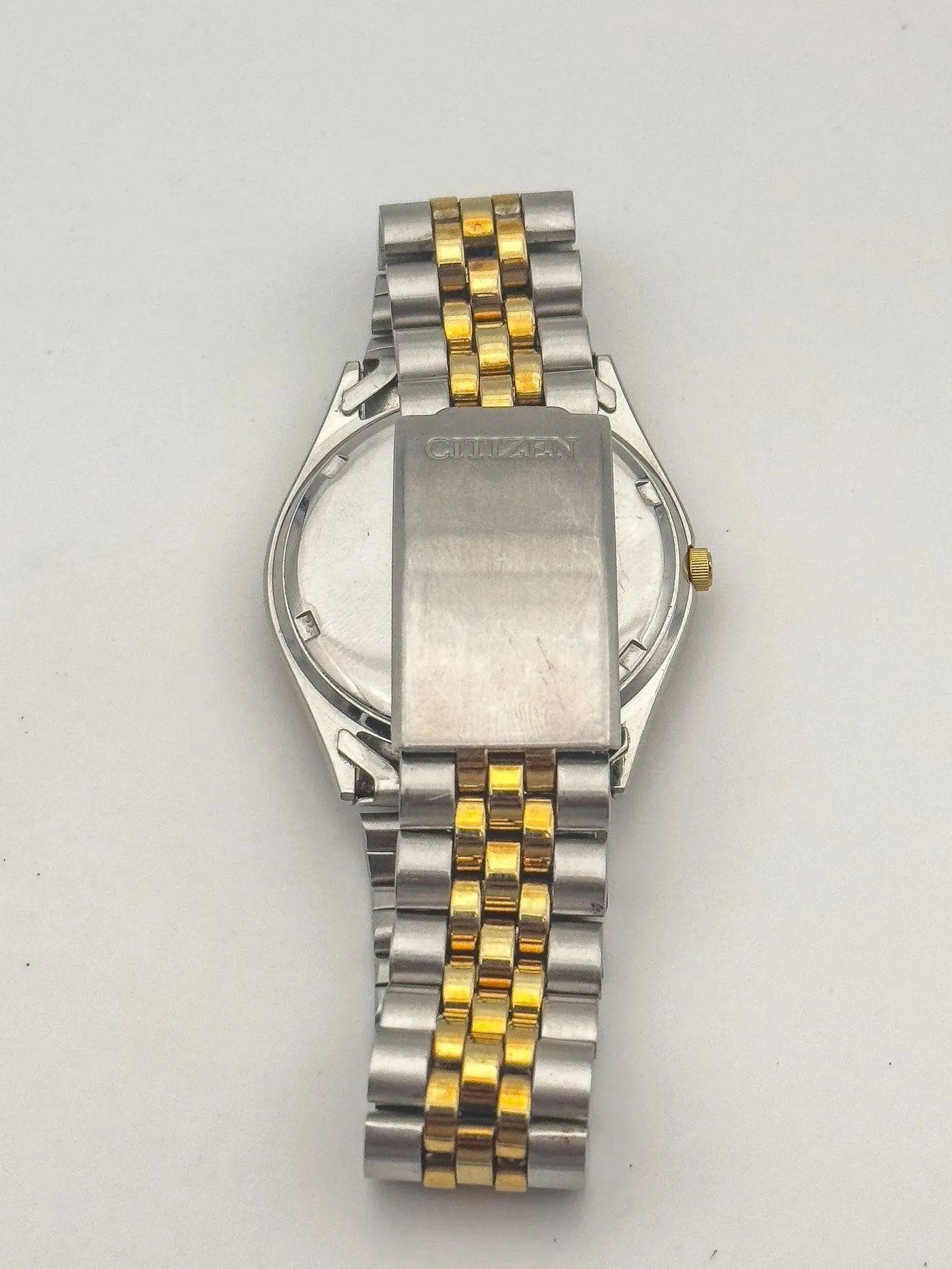 Citizen - Daydate Clous de Paris Acier Or - 2003 - Atelier Victor - Vintage Shop